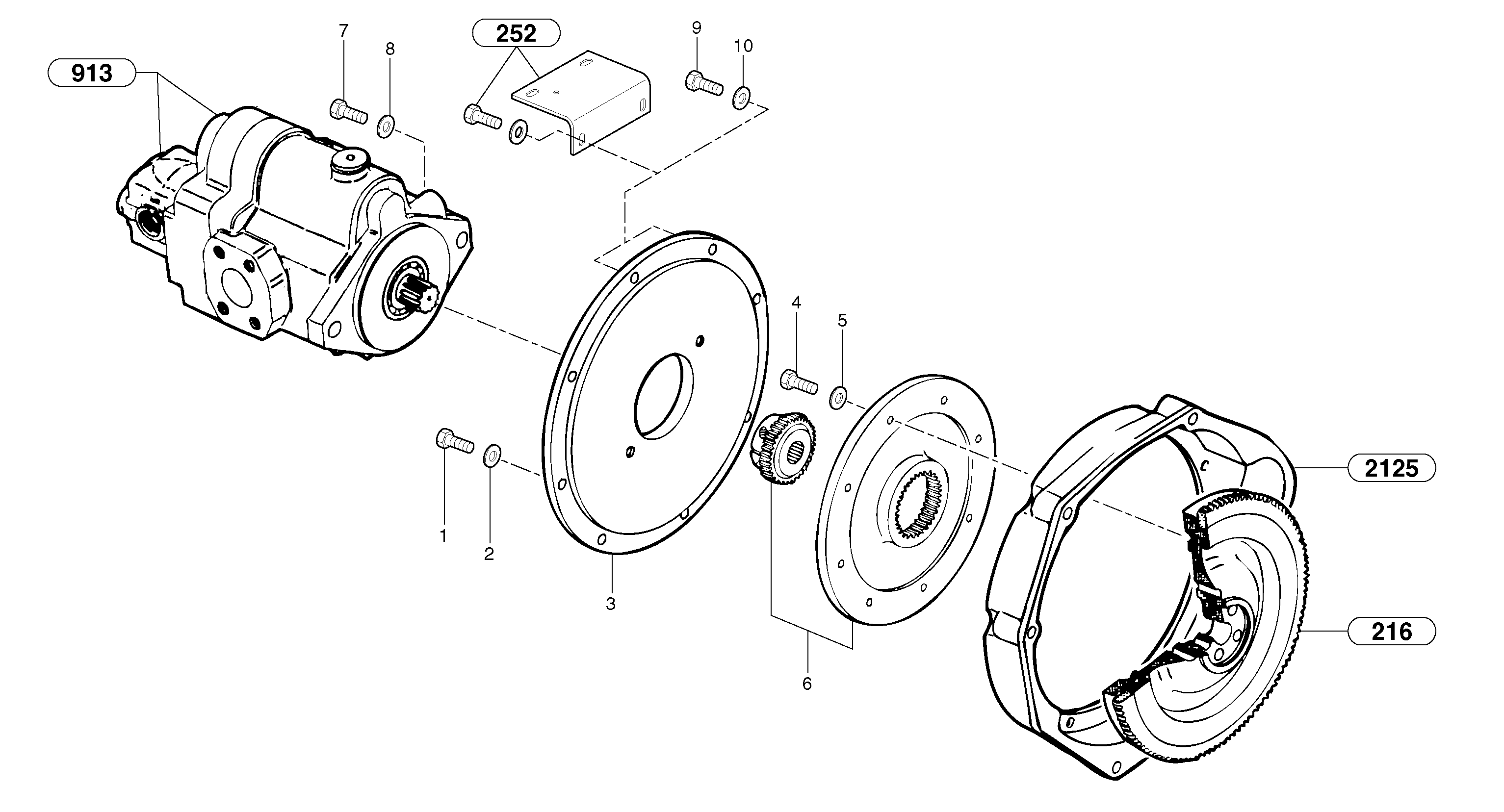 Screw PJ4380163 VOLVO