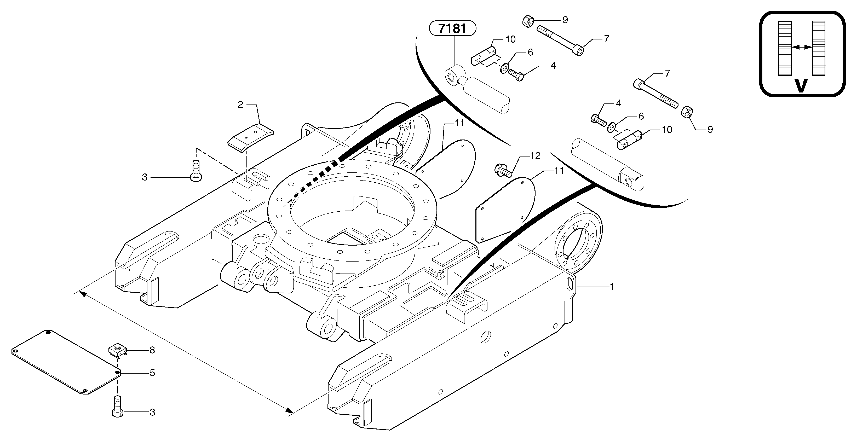 Coupling jaws VOE11800514 VOLVO