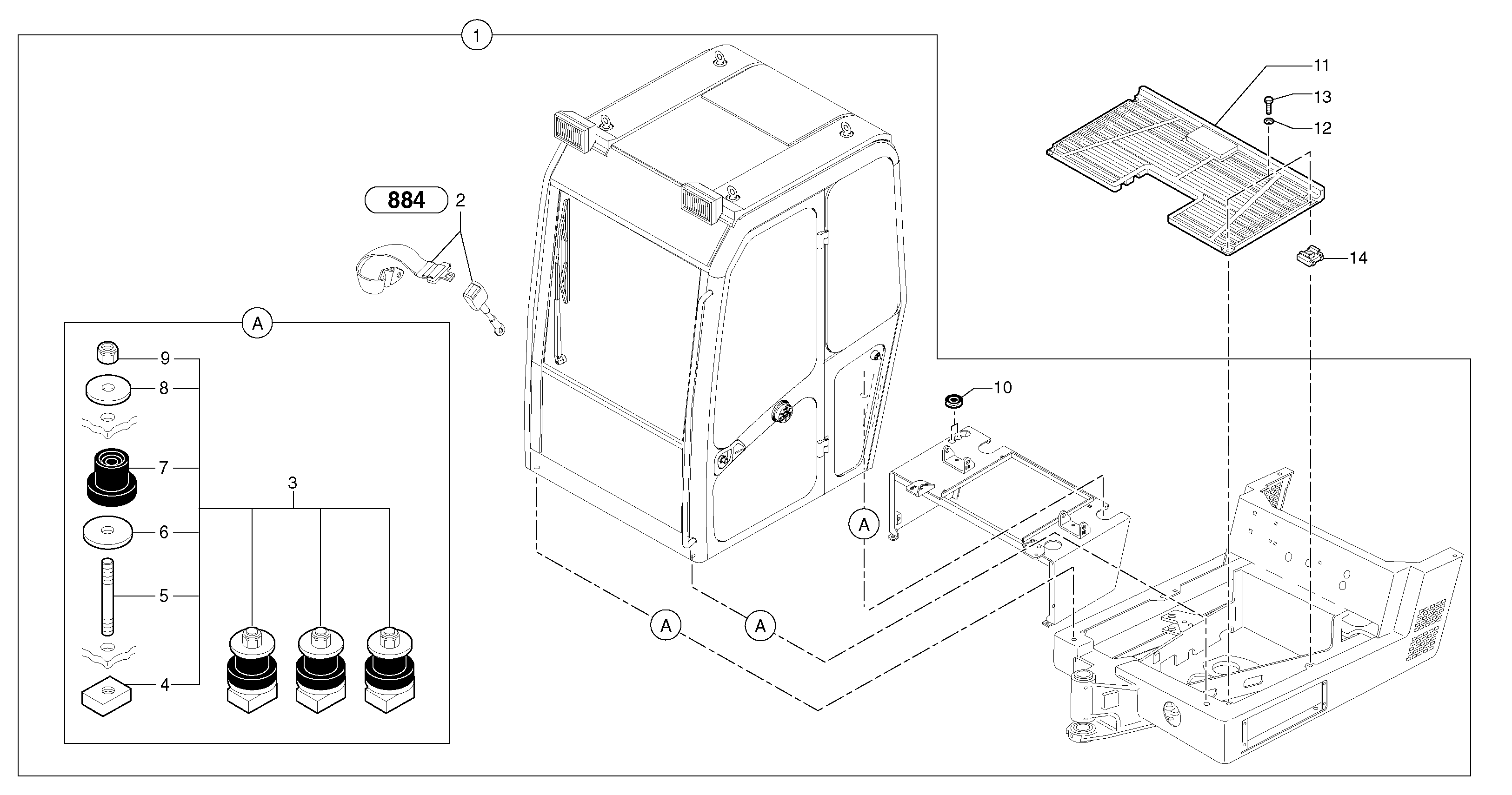 Driver's Cab complete PJ6861097 VOLVO
