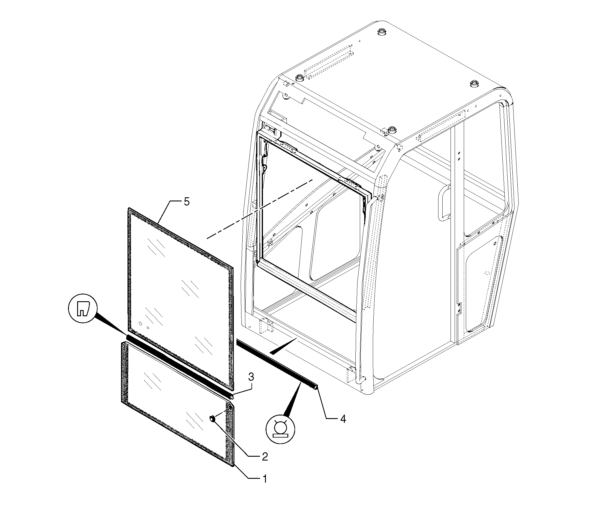 Windscreen PJ7416808 VOLVO