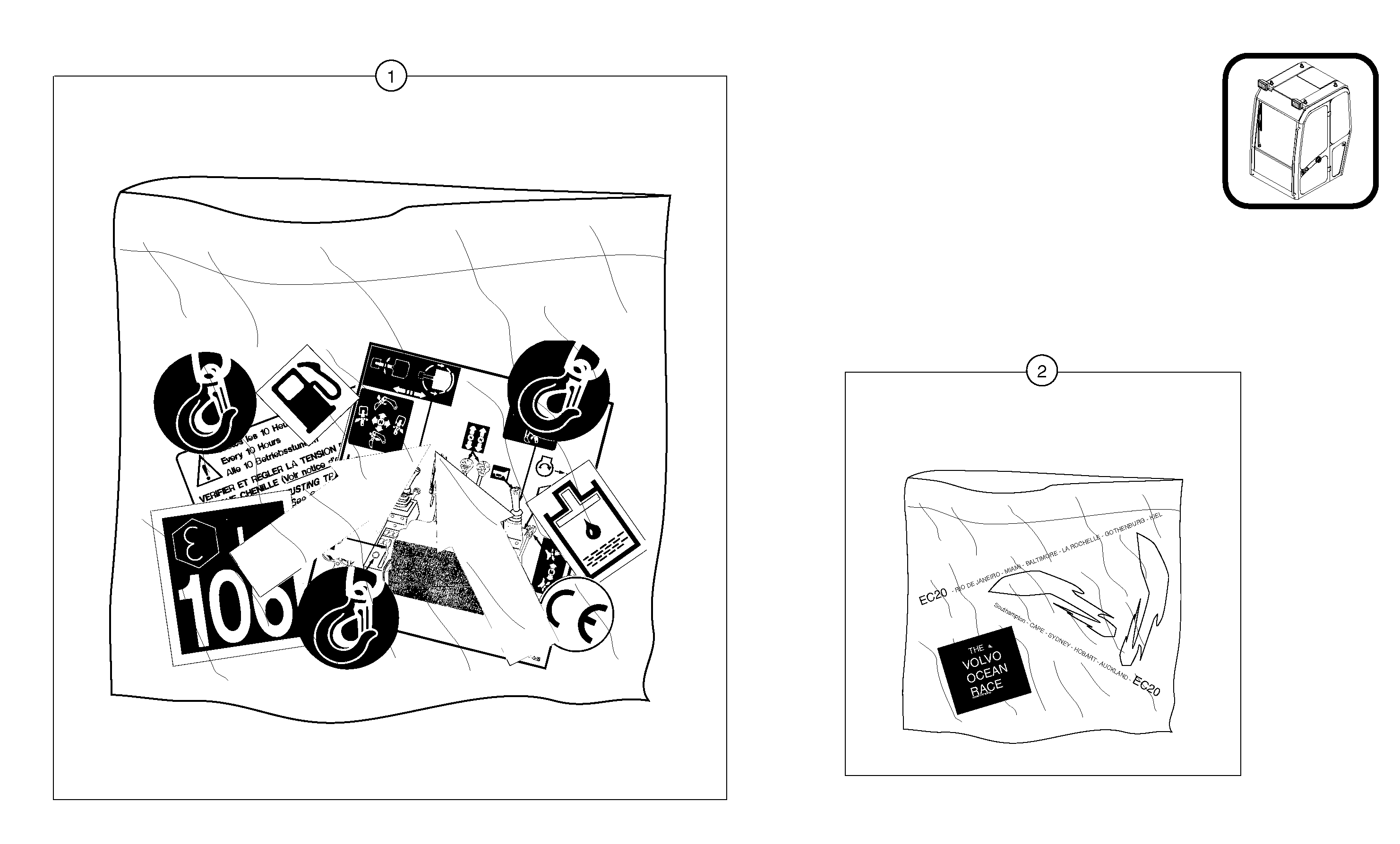 Decal Set PJ6881070 VOLVO