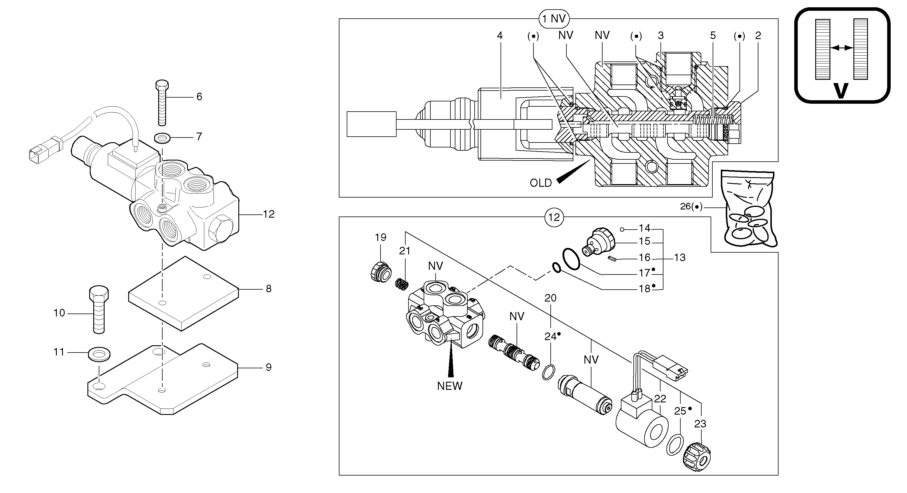 Upper Wiper VOE11805350 VOLVO