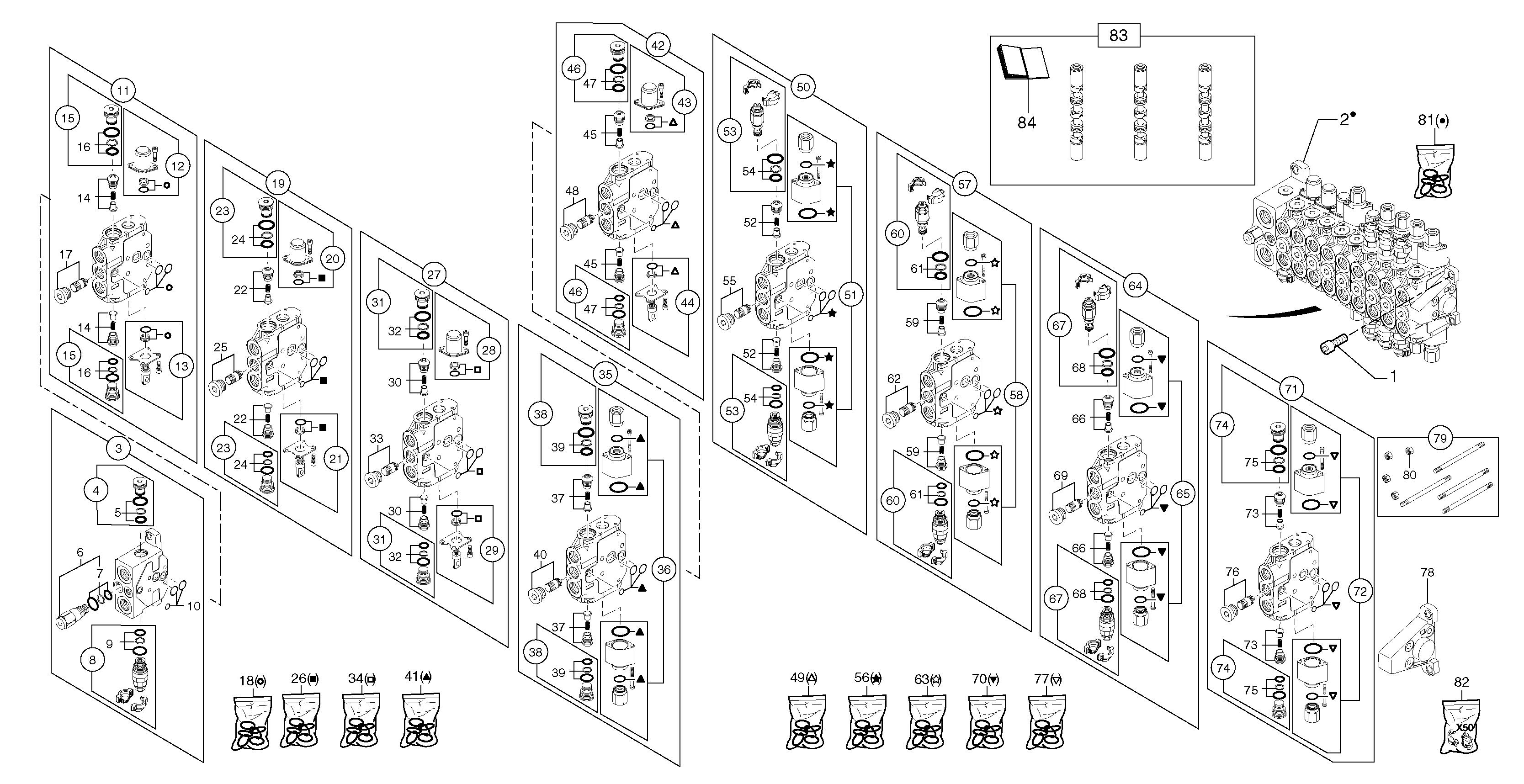 Sealing Kit PJ7417792 VOLVO