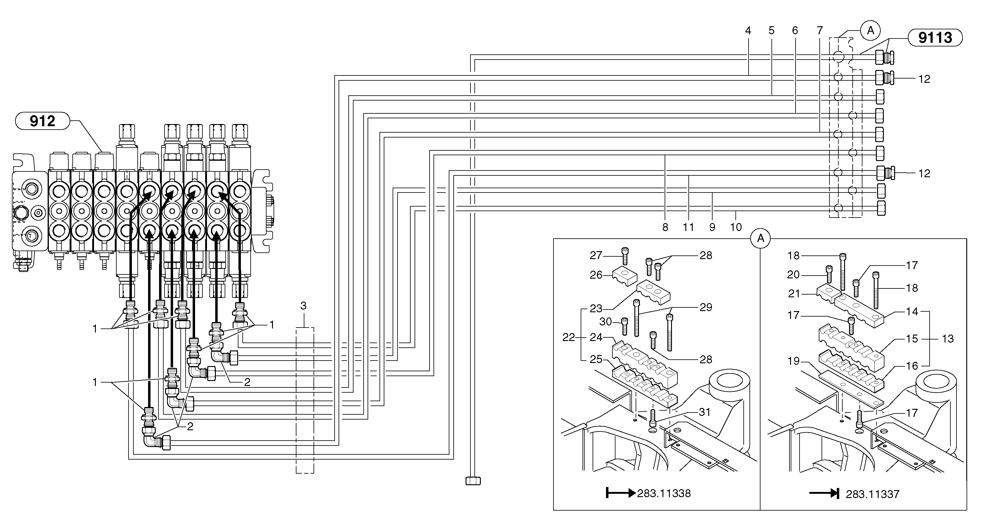 Flange kit PJ4690752 VOLVO
