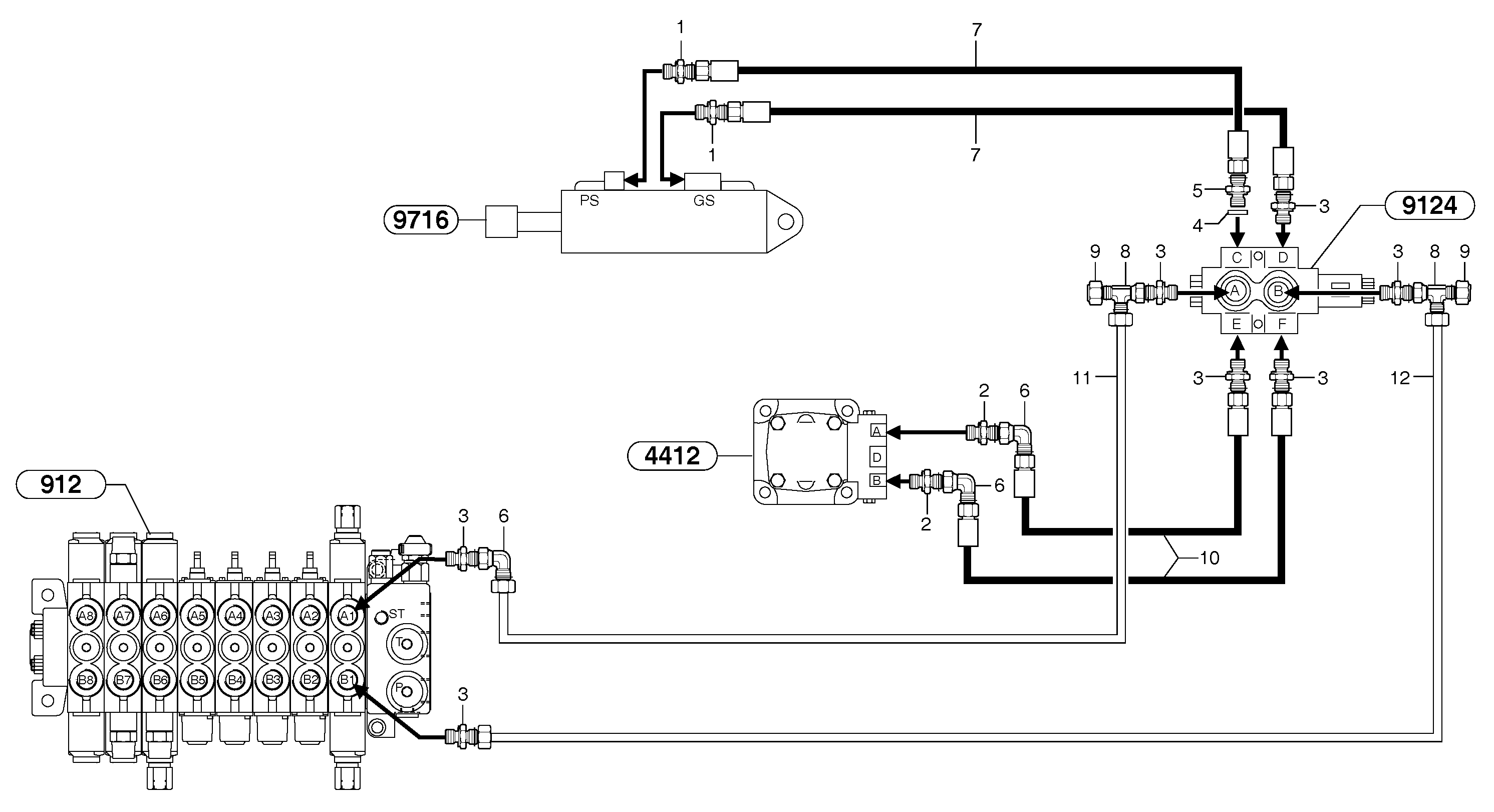 Fuel miser valve VOE11800677 VOLVO