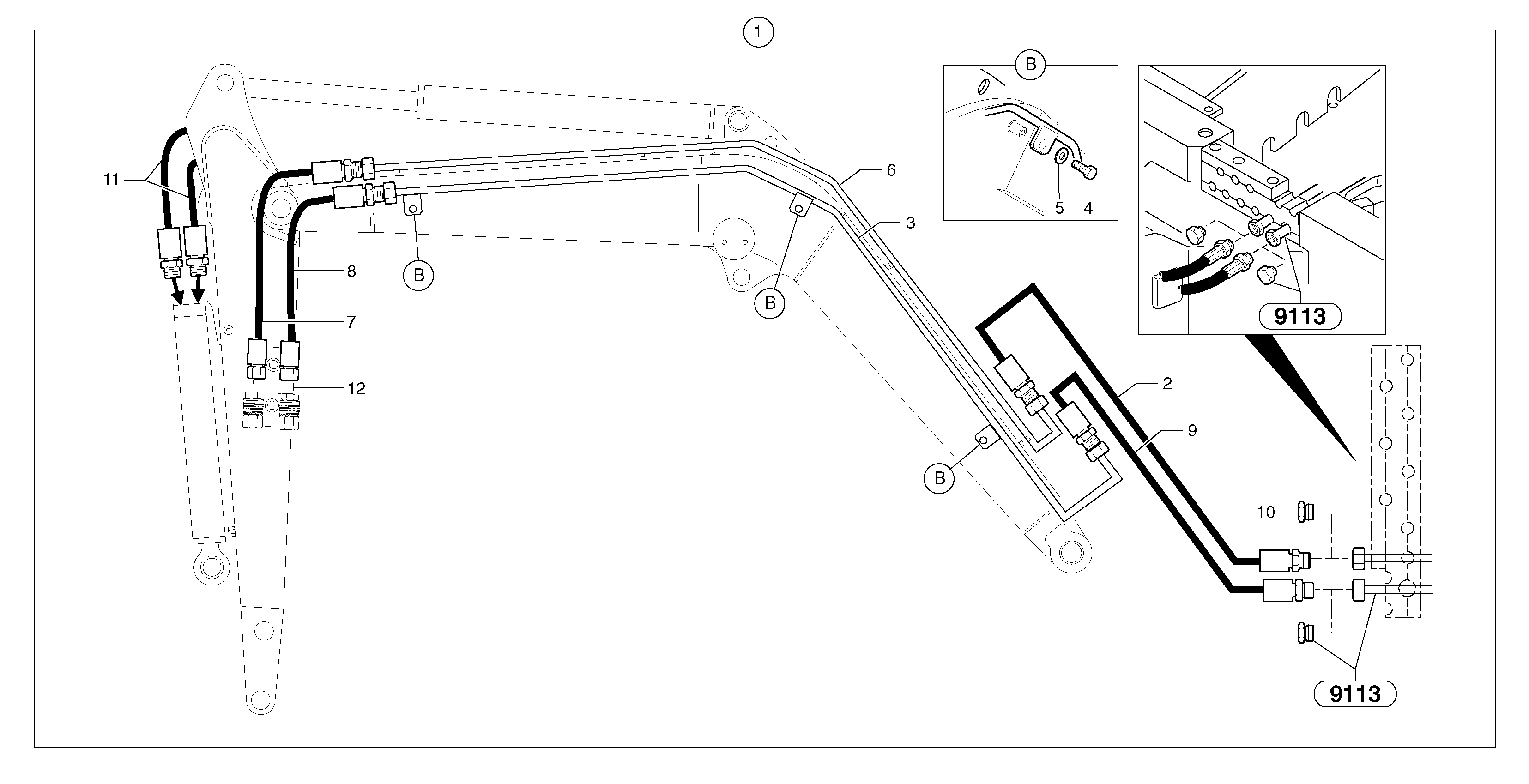Hydraulic system PJ6932081 VOLVO