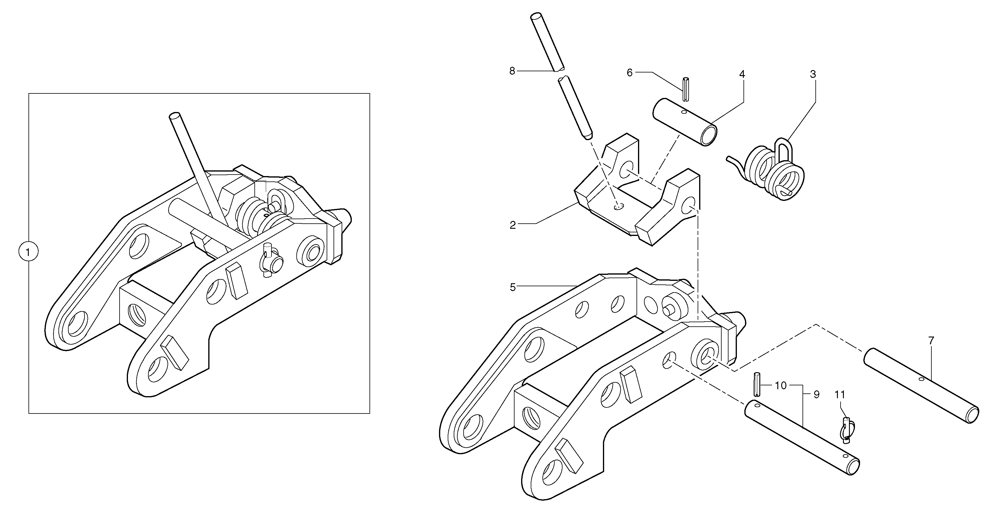 Seat frame PJ3811955 VOLVO