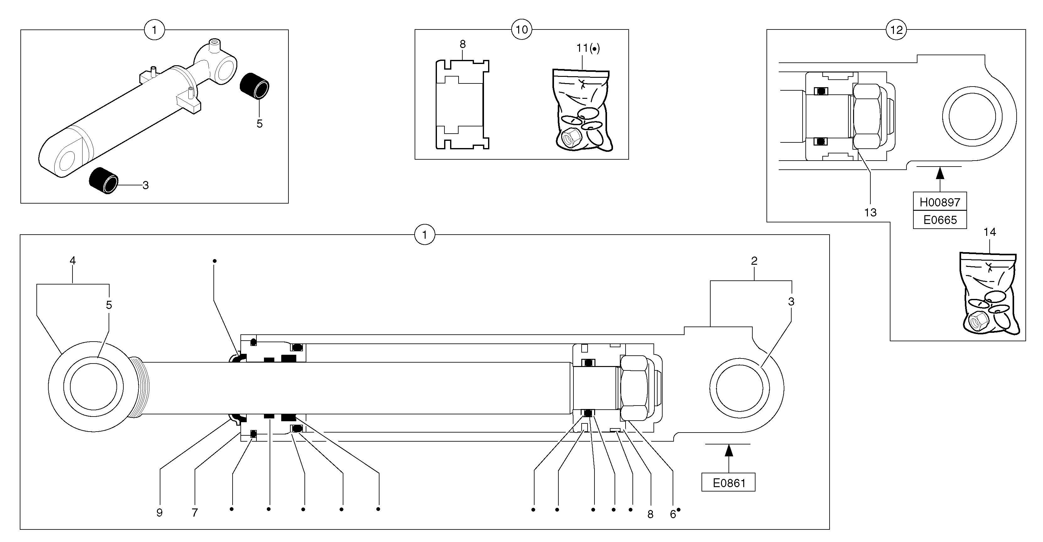Rubber Clamp PJ5950171 VOLVO