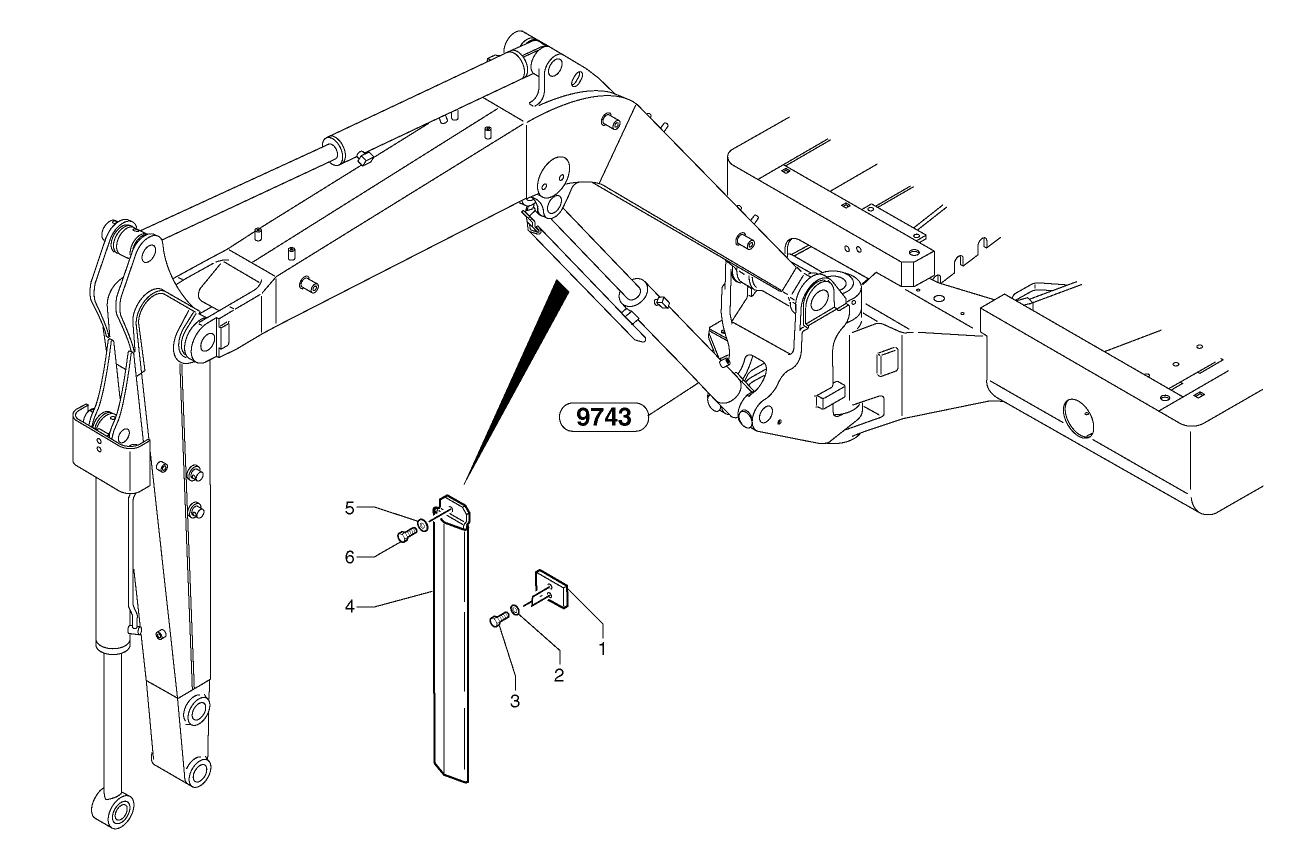 Cylinder rod protec. PJ5040691 VOLVO