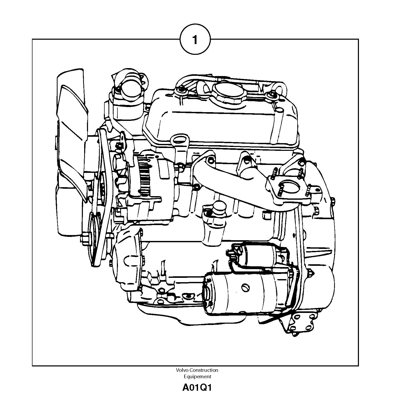 Engine, cpl. PJ7415627 VOLVO