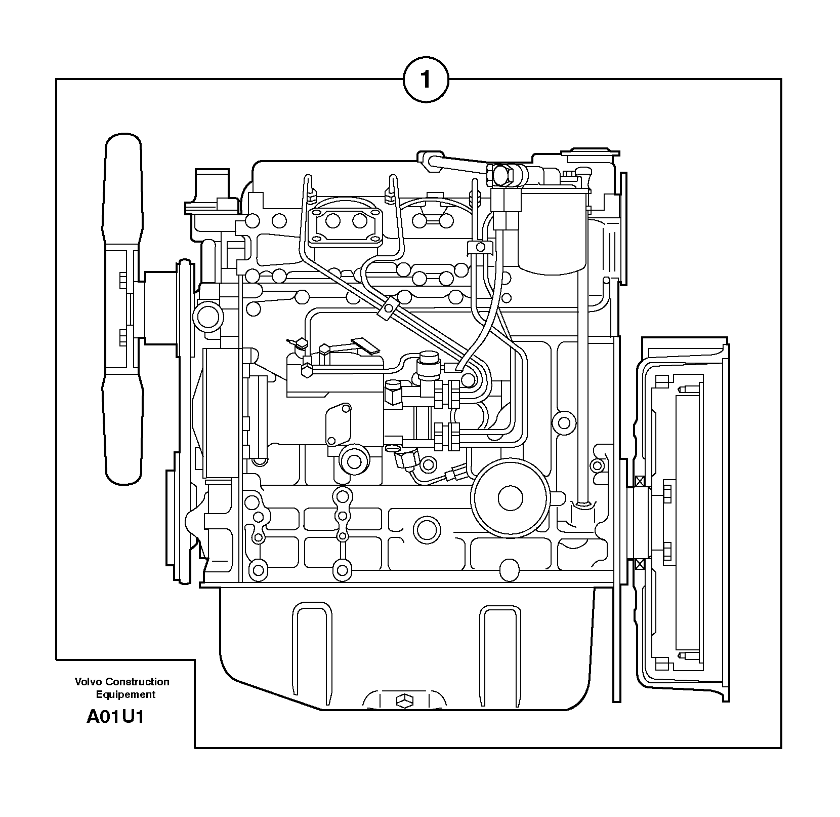 Engine, cpl. PJ5370199 VOLVO