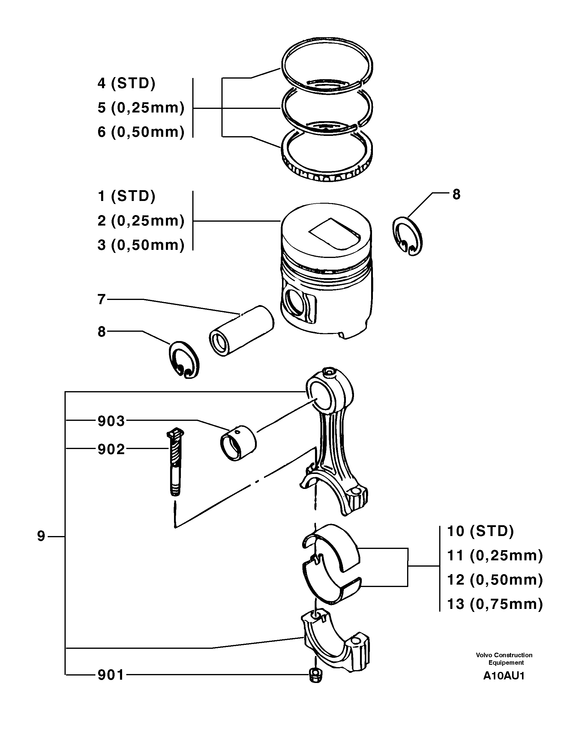 Snap Ring PJ7416501 VOLVO