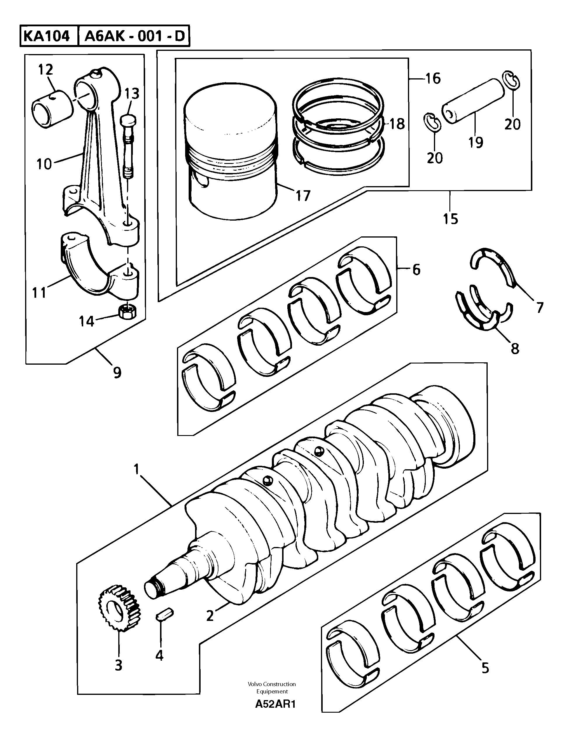 Rubber Washer VOE15029666 VOLVO