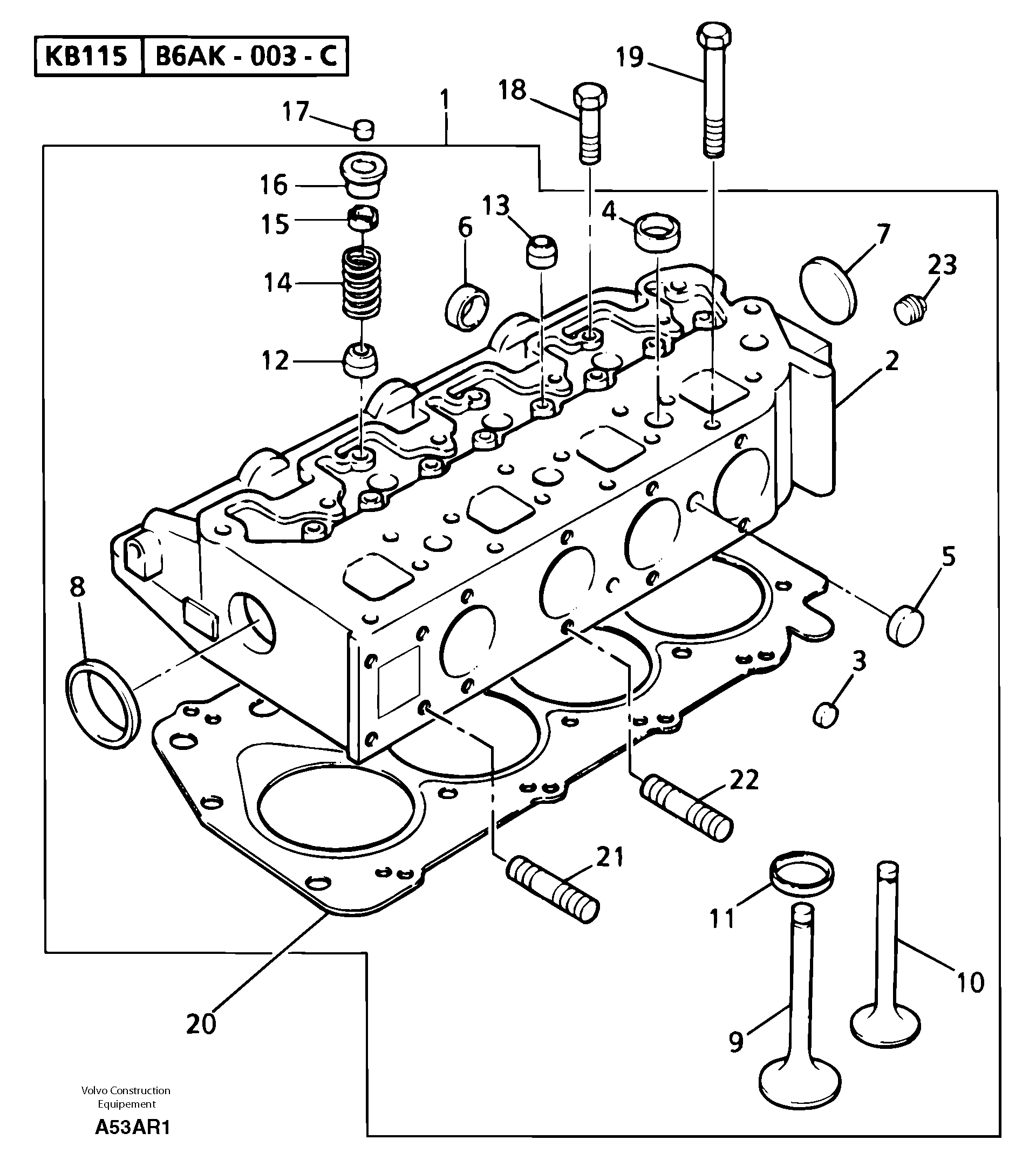 Cyl Head Gasket PJ111147460 VOLVO