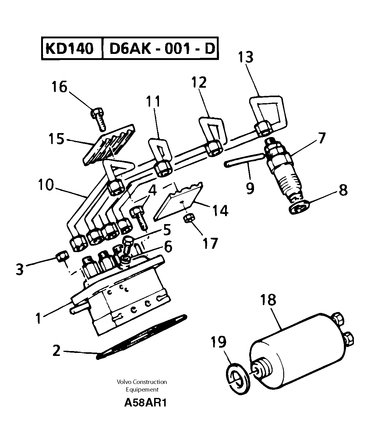 Screw PJ010100625 VOLVO