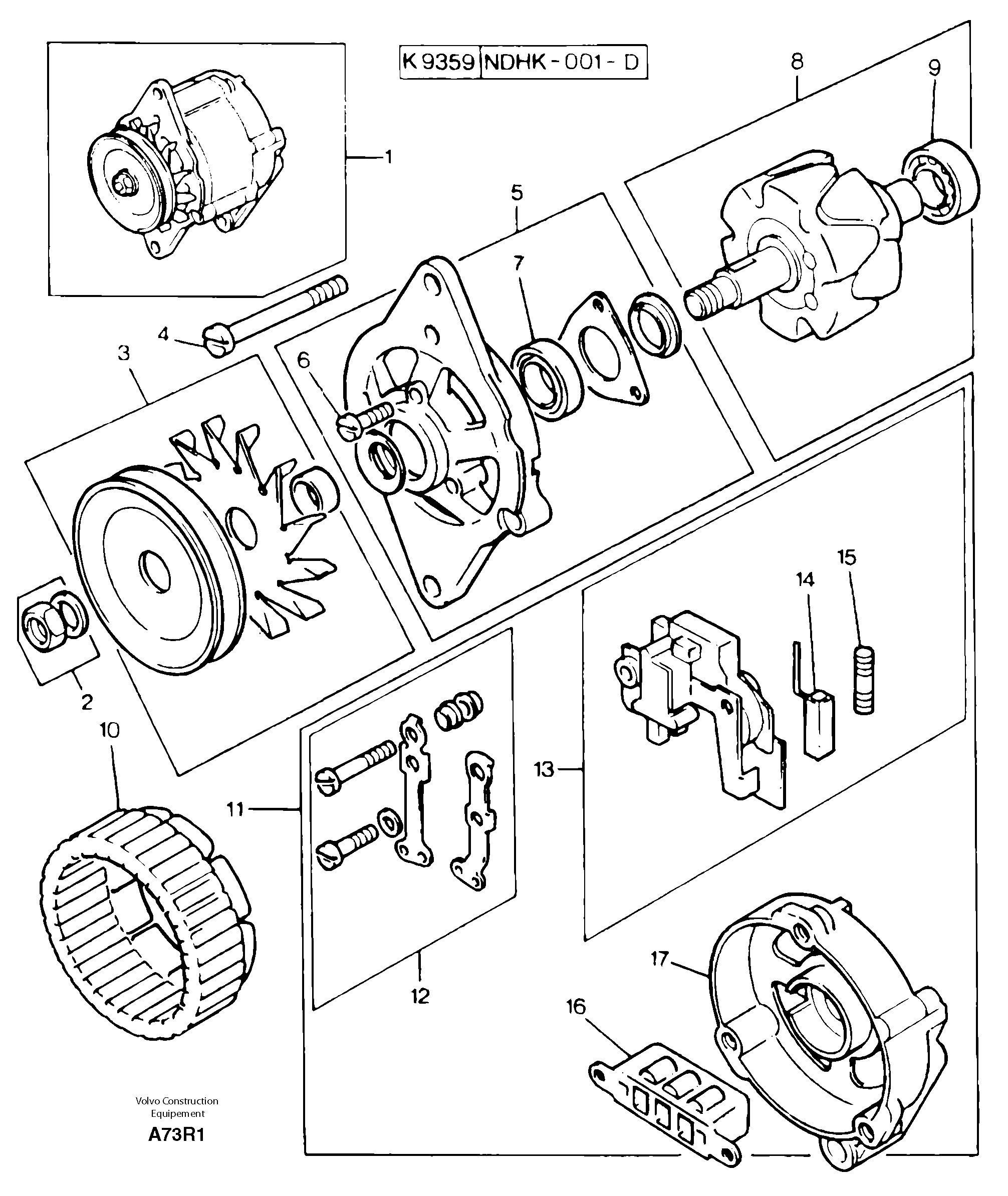 Nut PJ185446157 VOLVO
