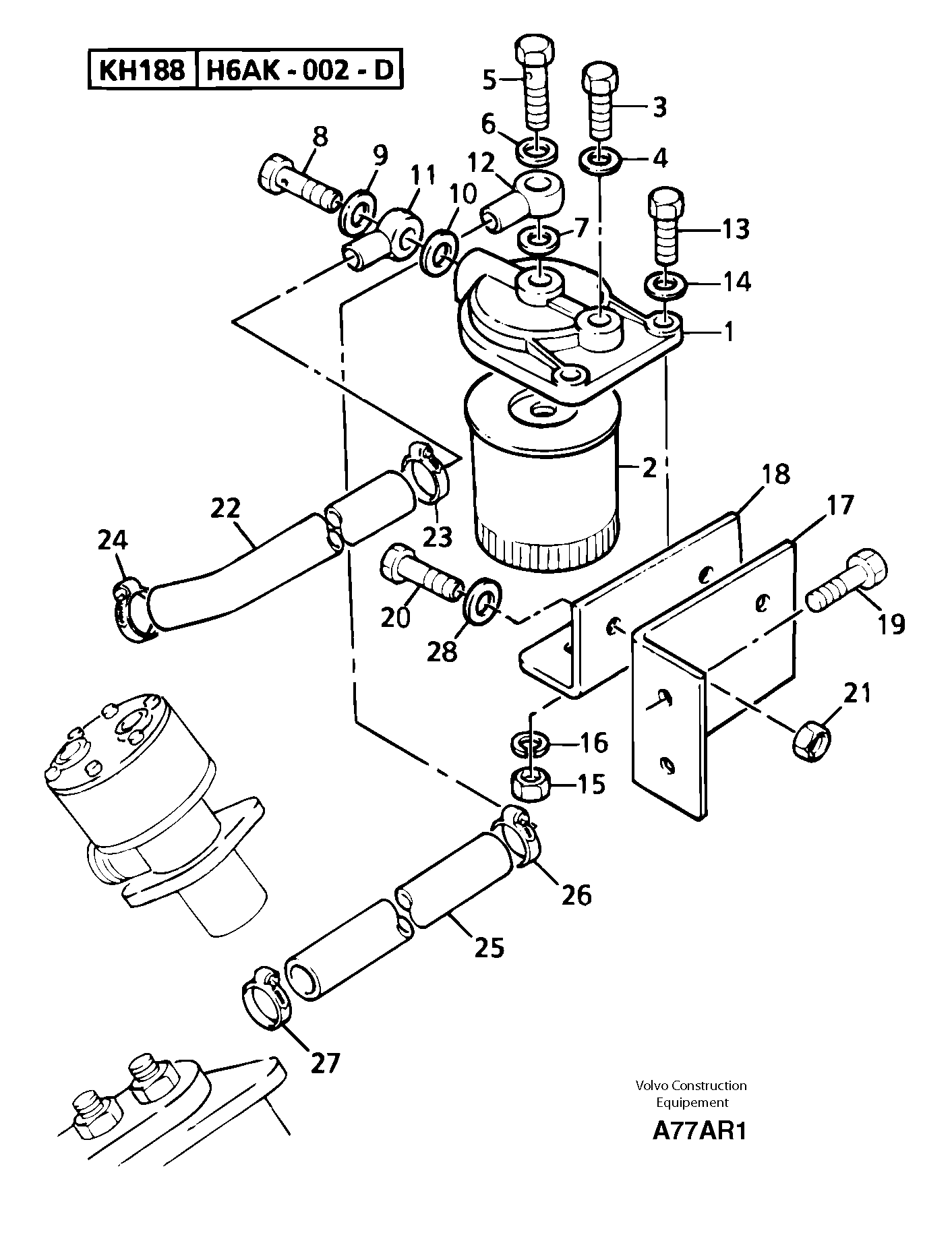 Pipe PJ068209149 VOLVO