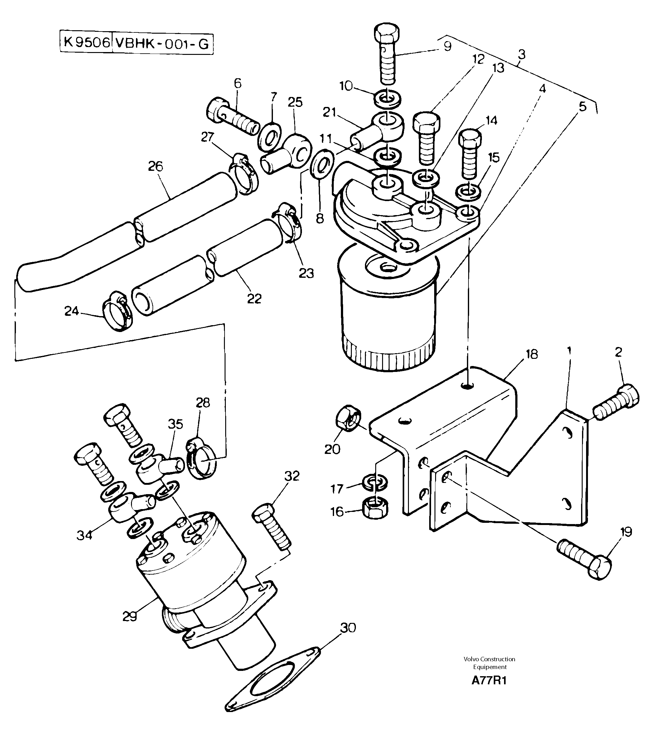 Pipe PJ068209084 VOLVO