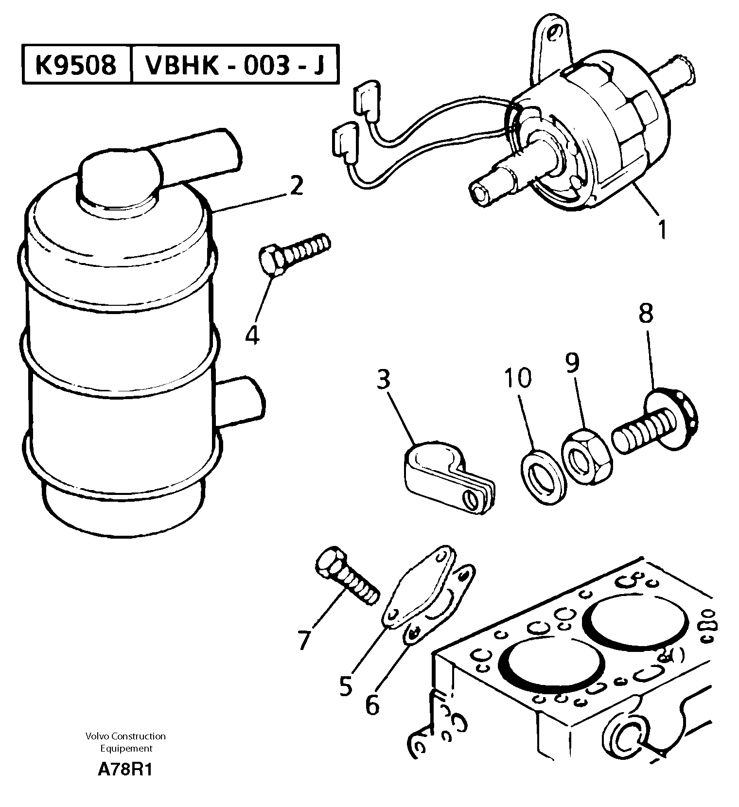 Screw PJ010100865 VOLVO