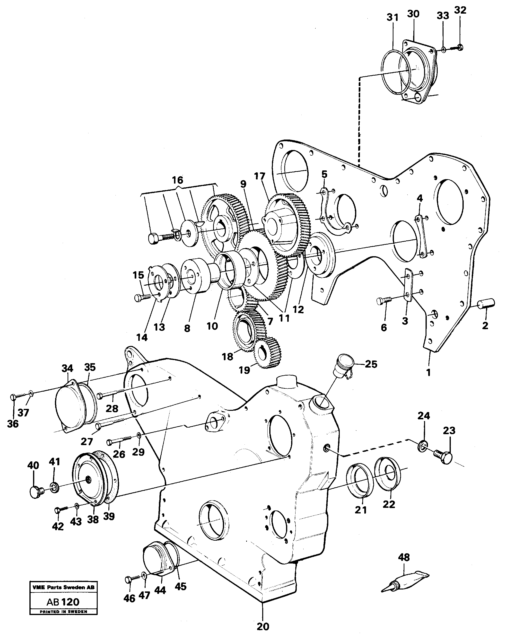 Маслоотражающее кольцо VOE4804621 VOLVO