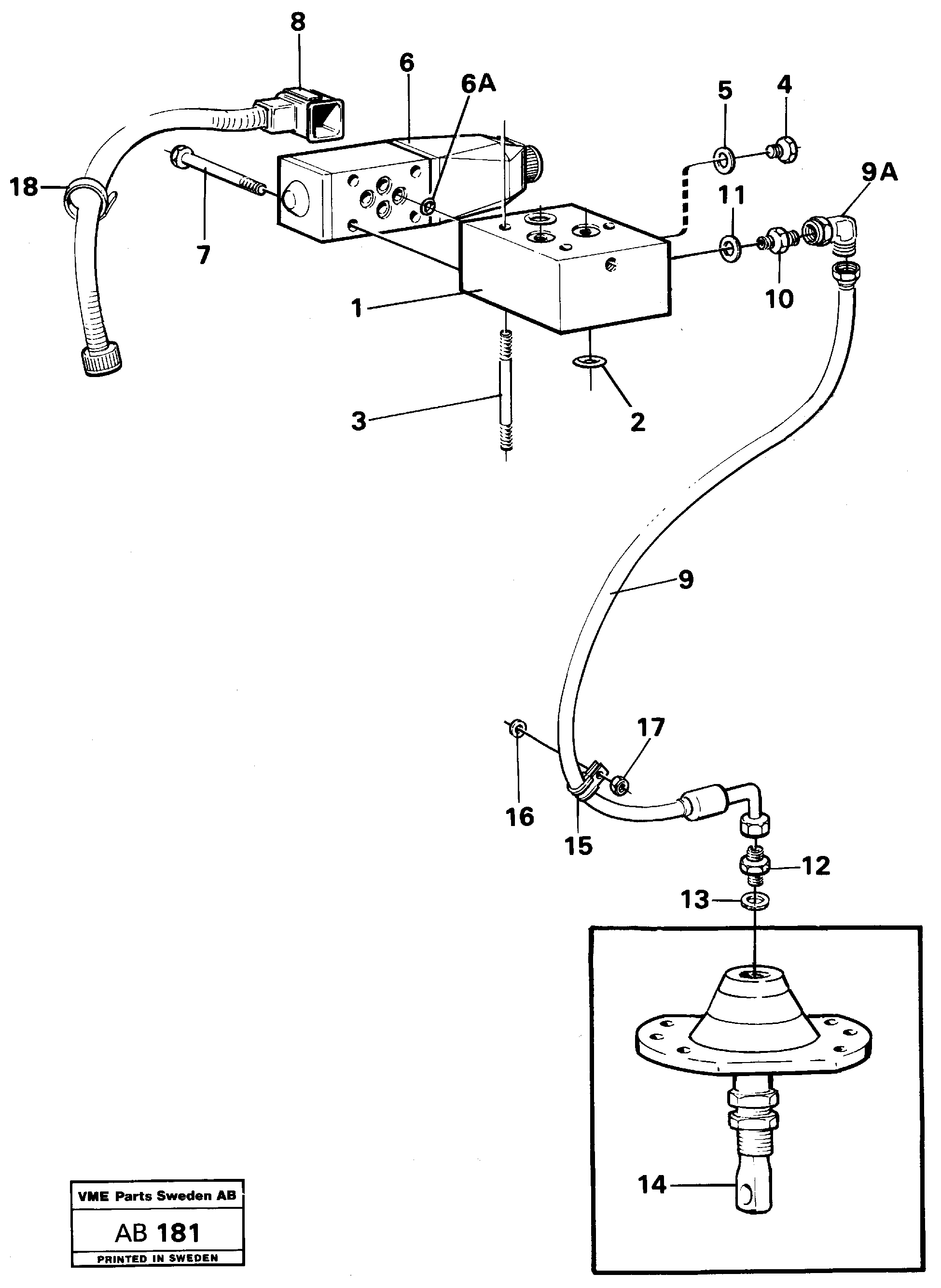 Water Tank VOE974841 VOLVO