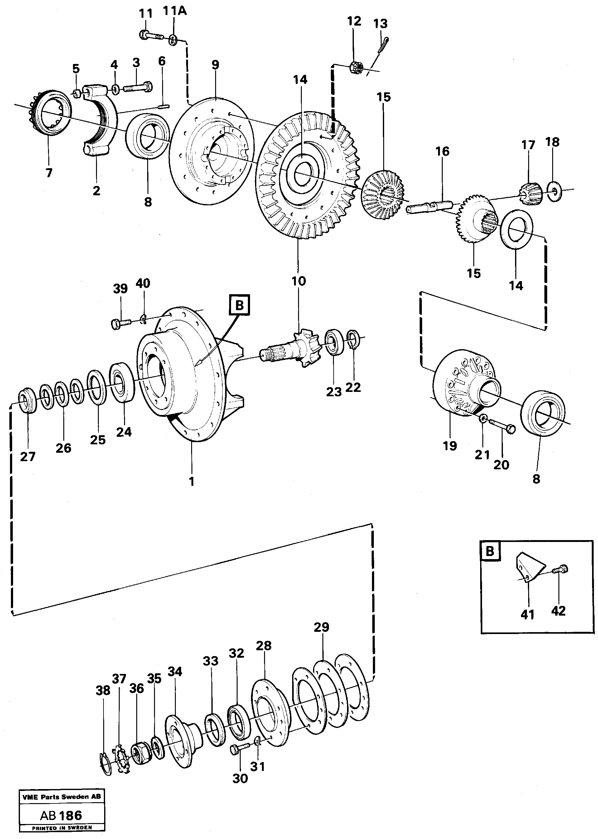 Lock screw VOE11034440 VOLVO