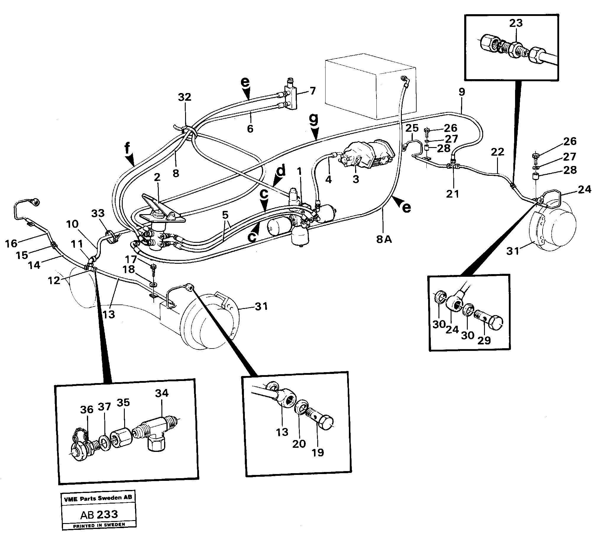 Timing gear casing VOE13932790 VOLVO
