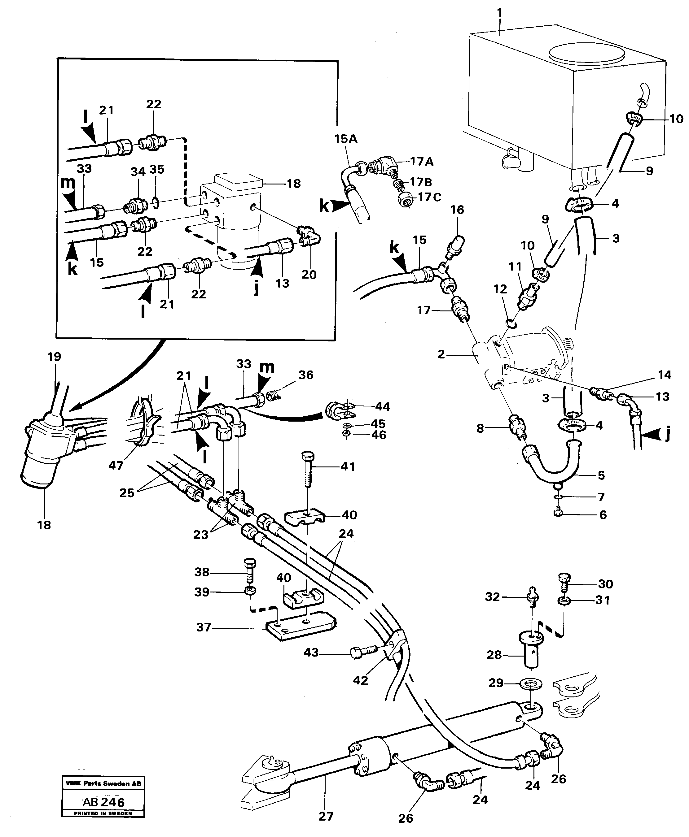 Timing gear casing VOE13932872 VOLVO