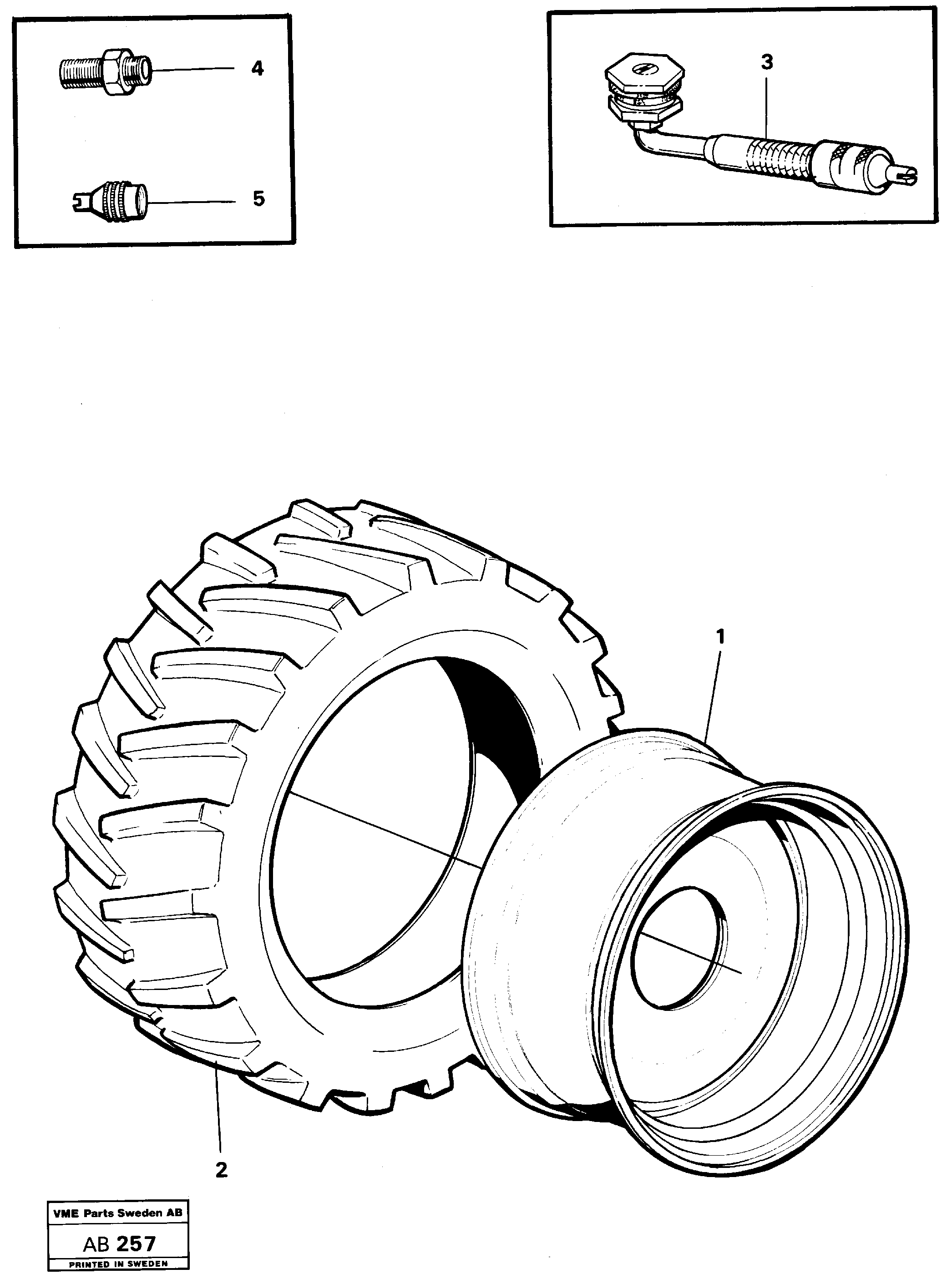 Wheel, rim VOE91529 VOLVO