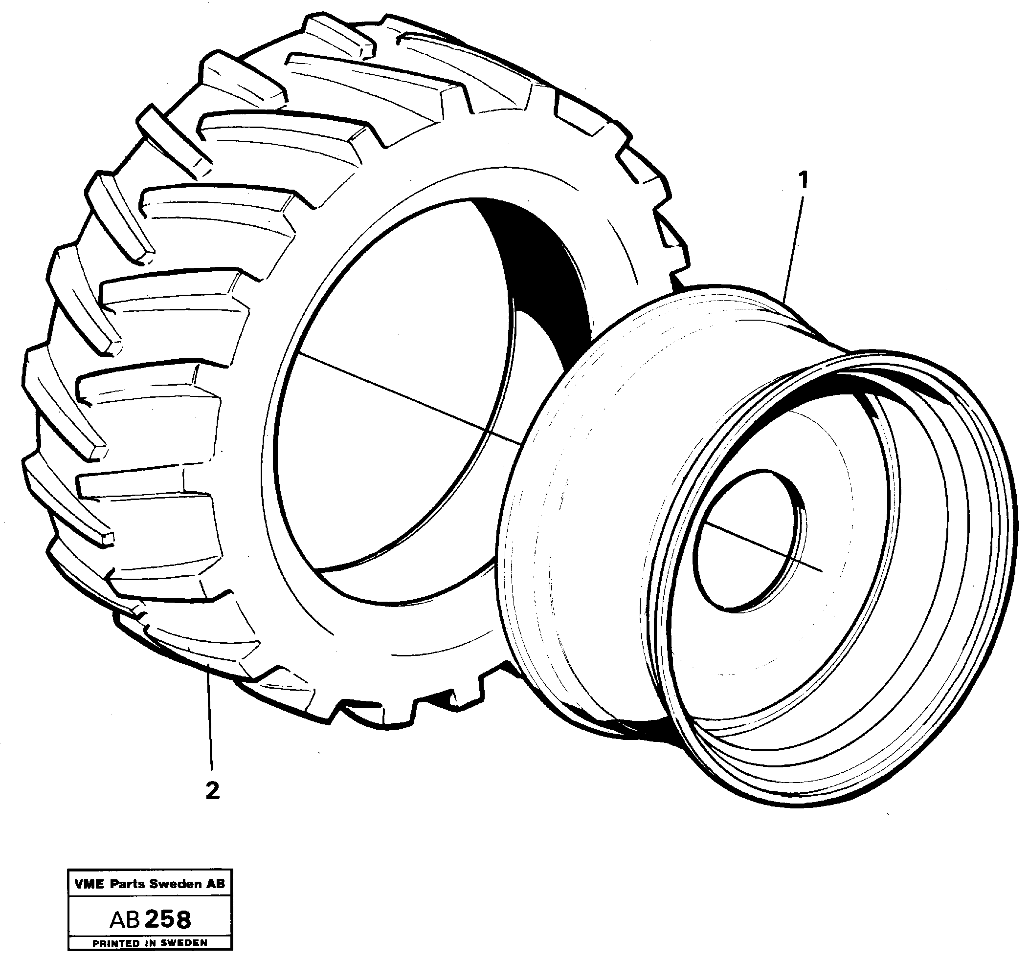 Wheel VOE99863 VOLVO