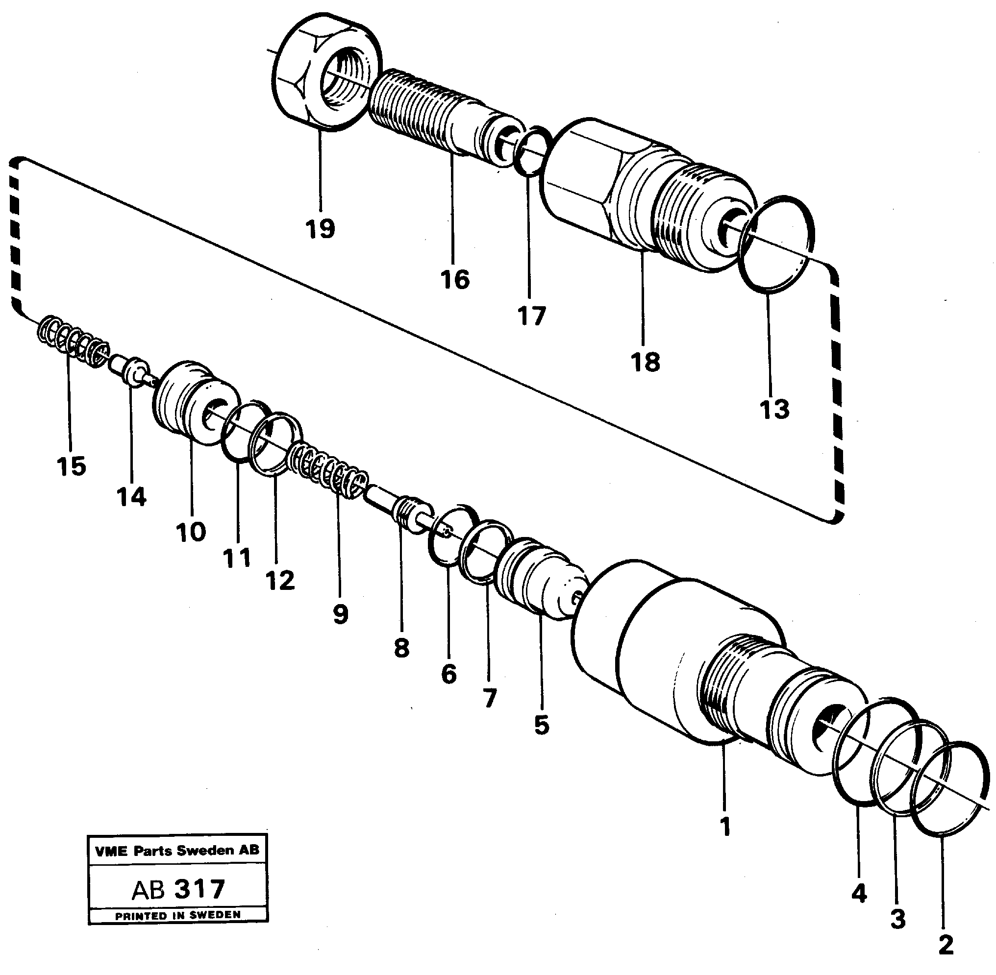 Five-way Union VOE11993277 VOLVO