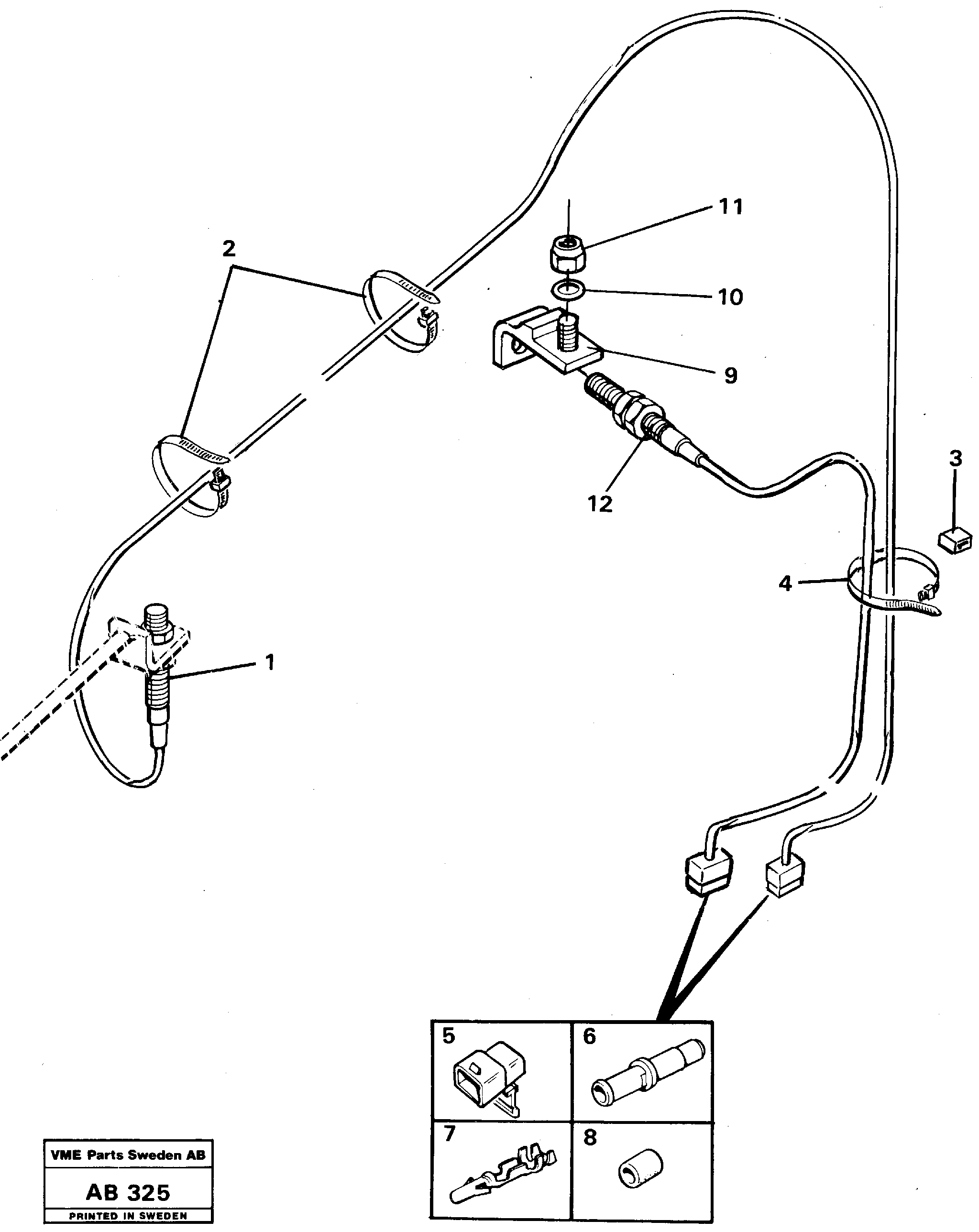 Корпус пальца VOE1259829 VOLVO