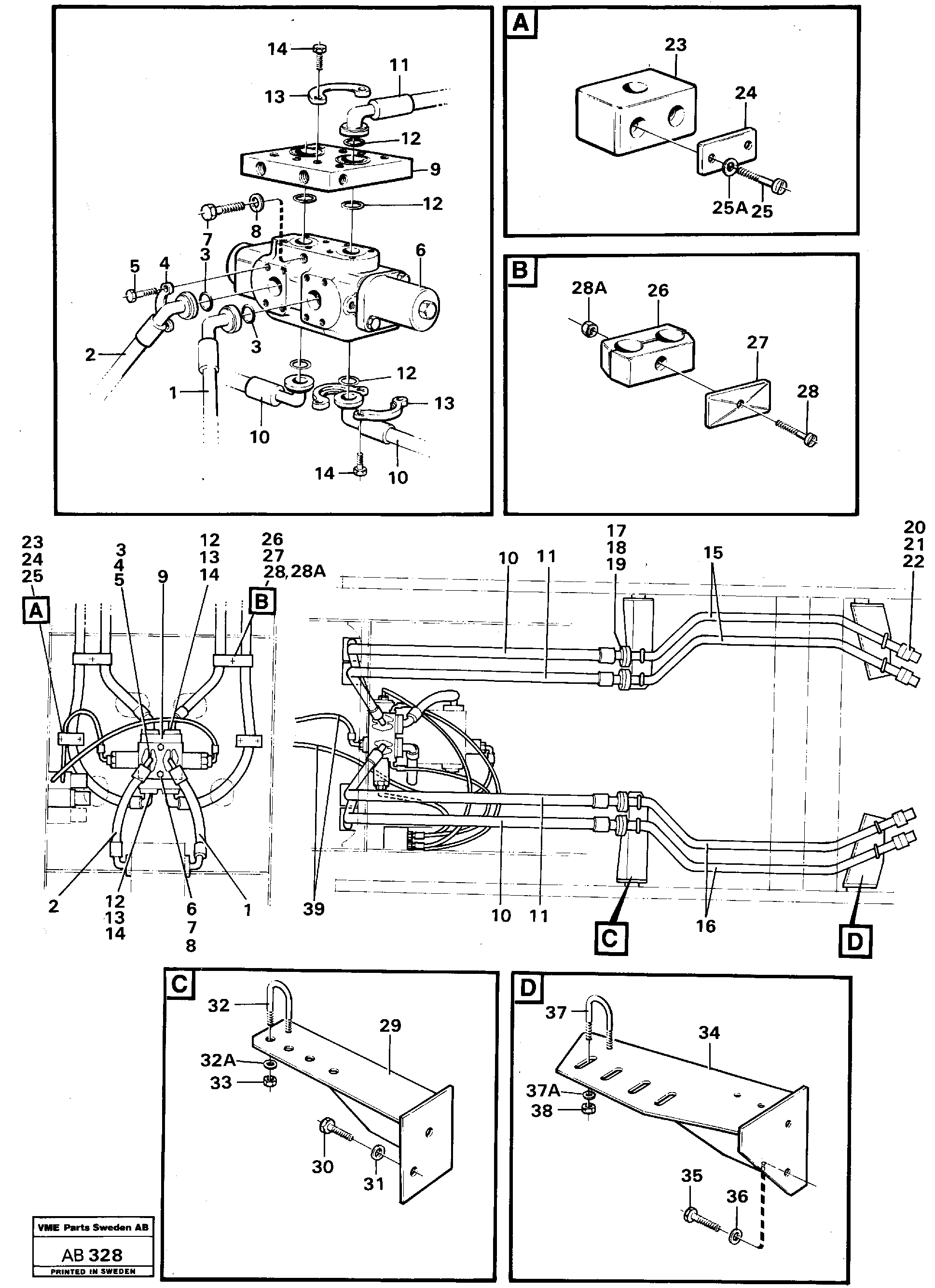 Timing gear casing VOE13932848 VOLVO