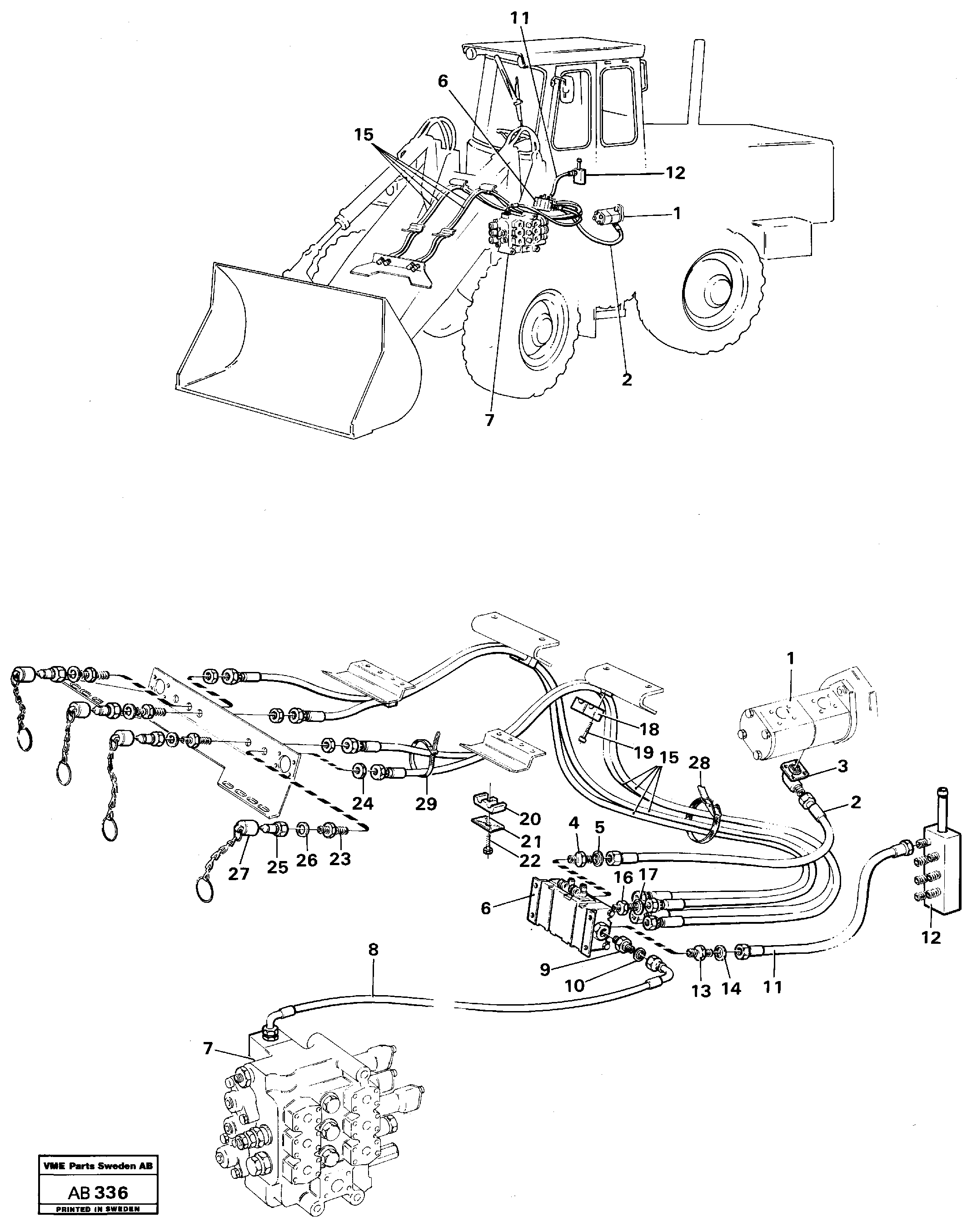Timing gear casing VOE931815 VOLVO