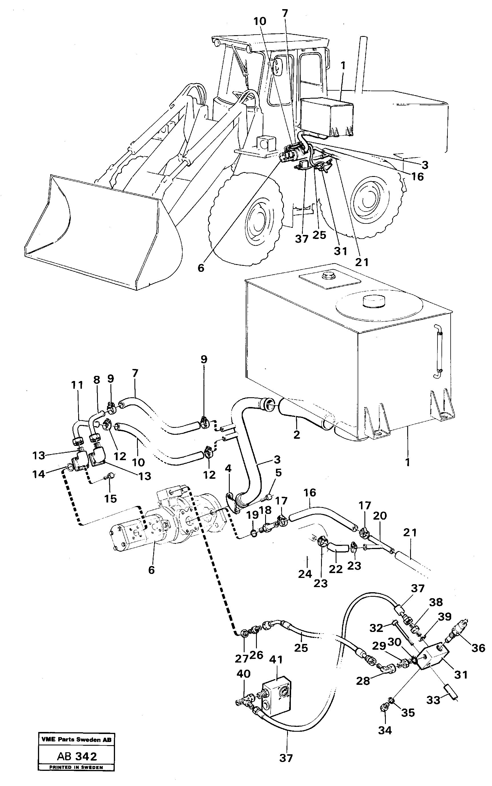 Nipple VOE11003349 VOLVO