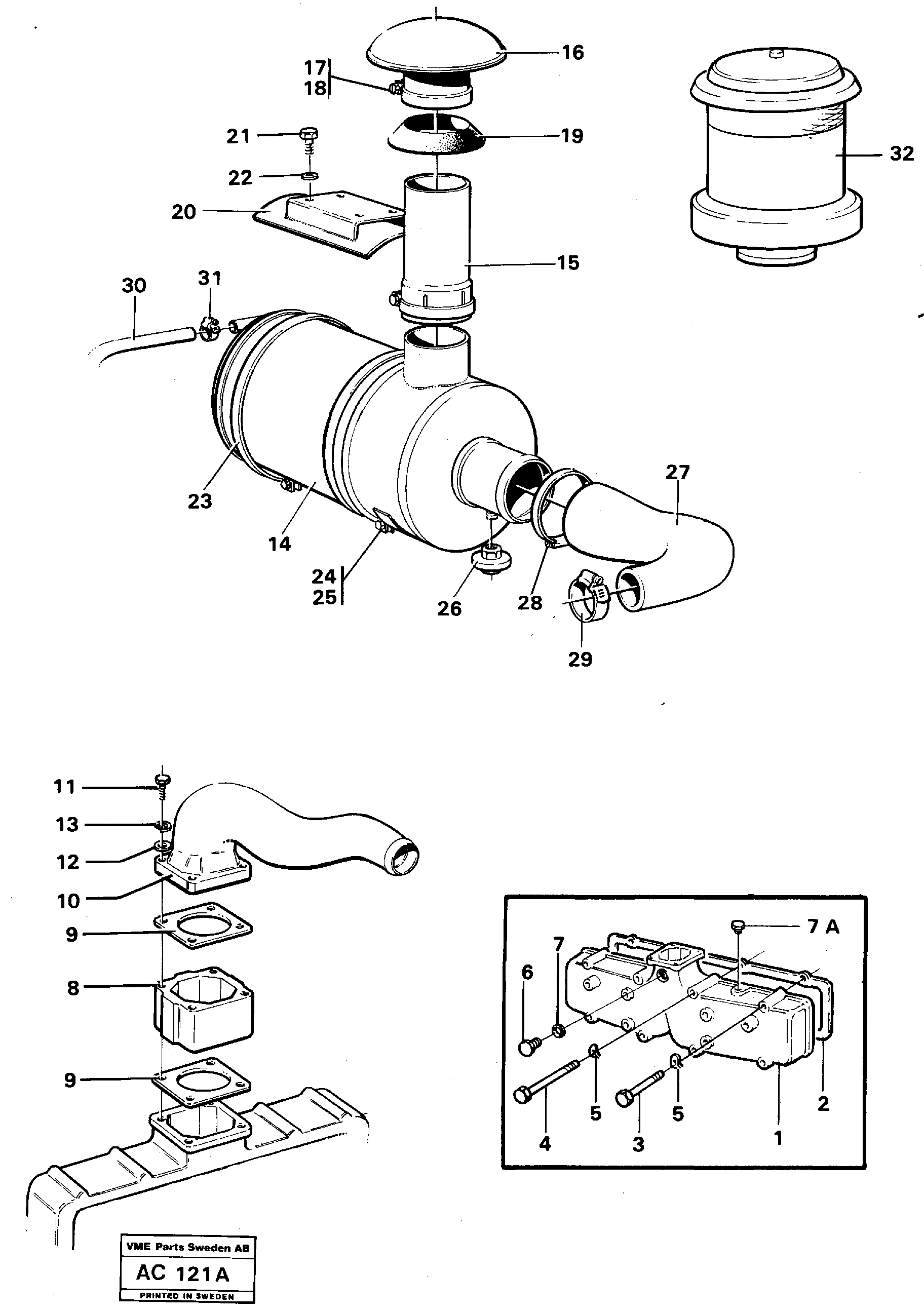 Hydraulic Lock VOE11004616 VOLVO