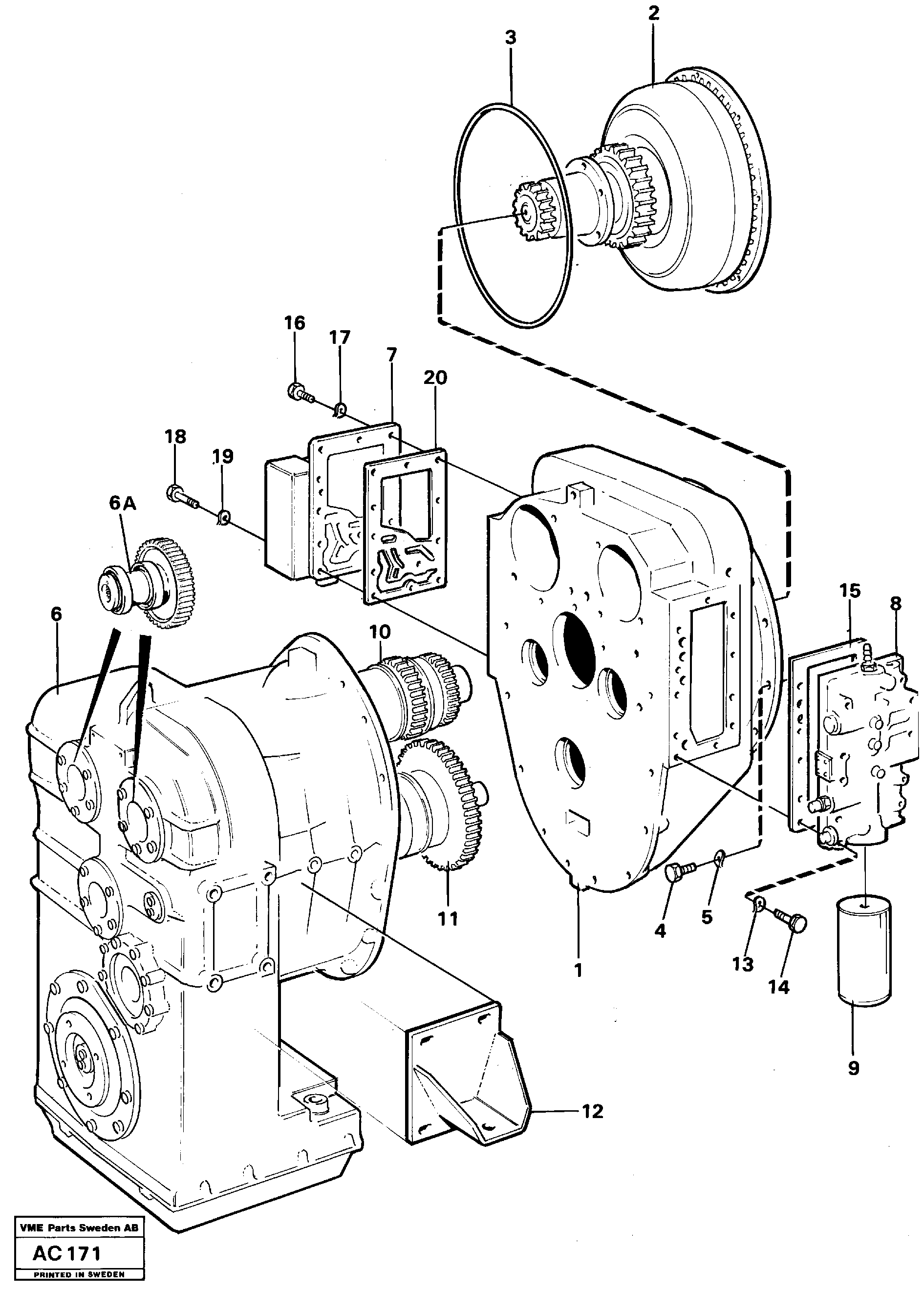 Transmission CH/VOE30875 VOLVO