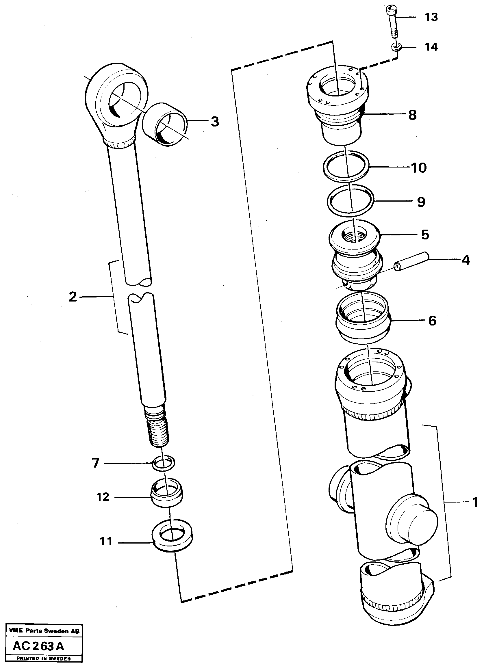Safety Bolt VOE11005261 VOLVO