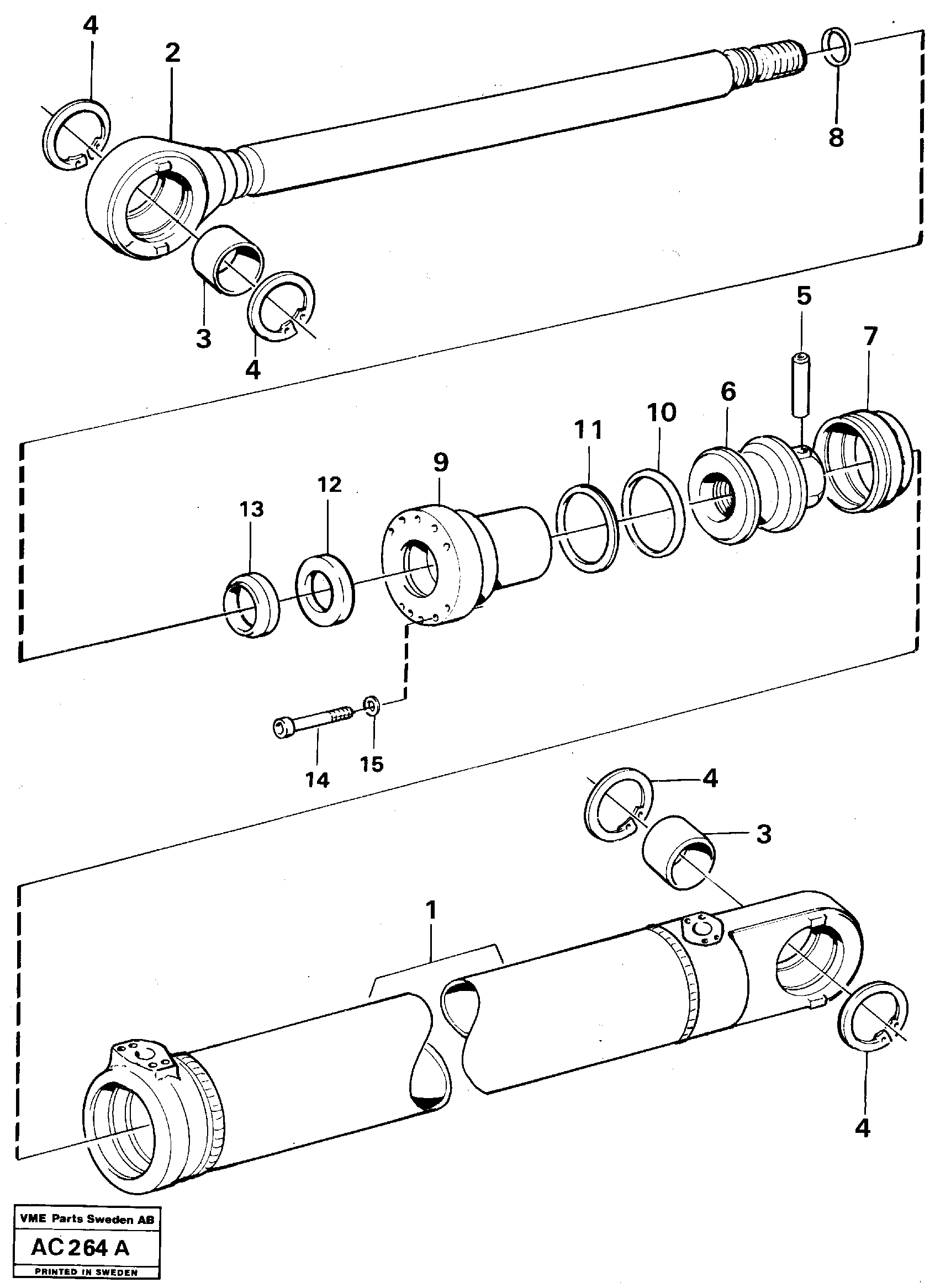 Safety Bolt VOE11005262 VOLVO