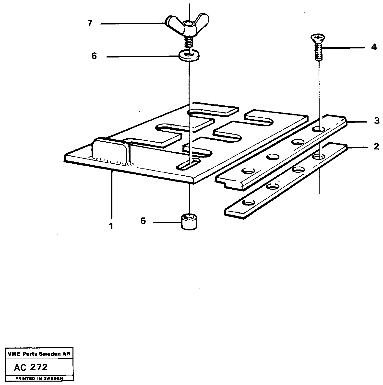 Фиксатор рычага VOE11990323 VOLVO