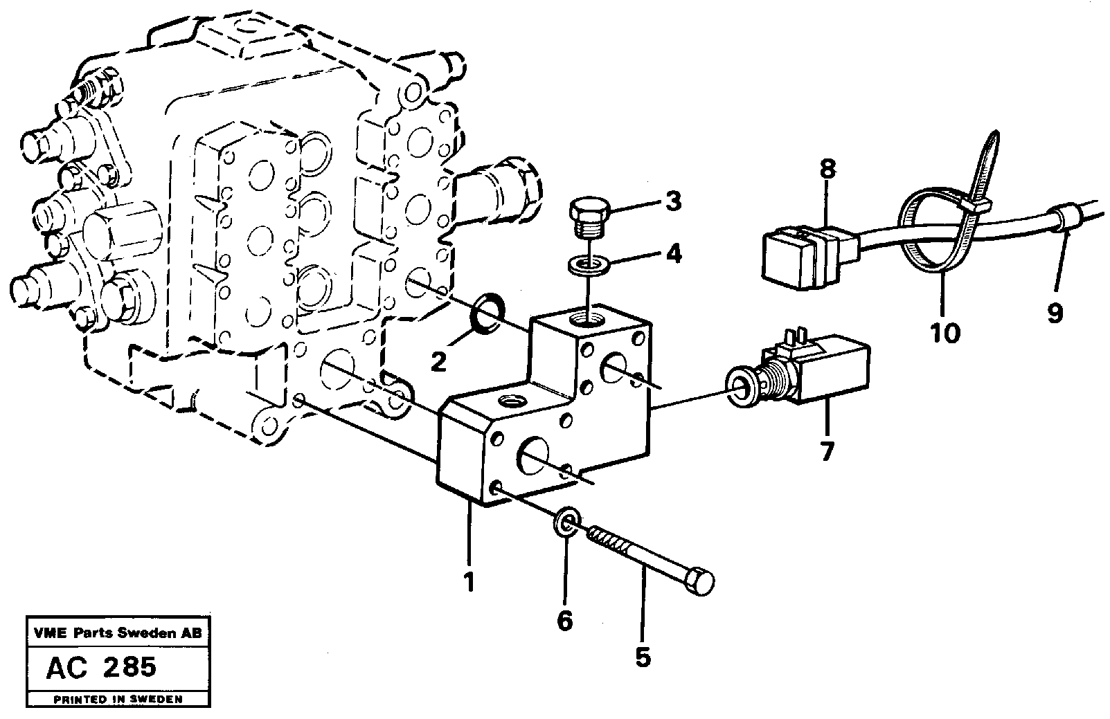 Idler VOE11003128 VOLVO