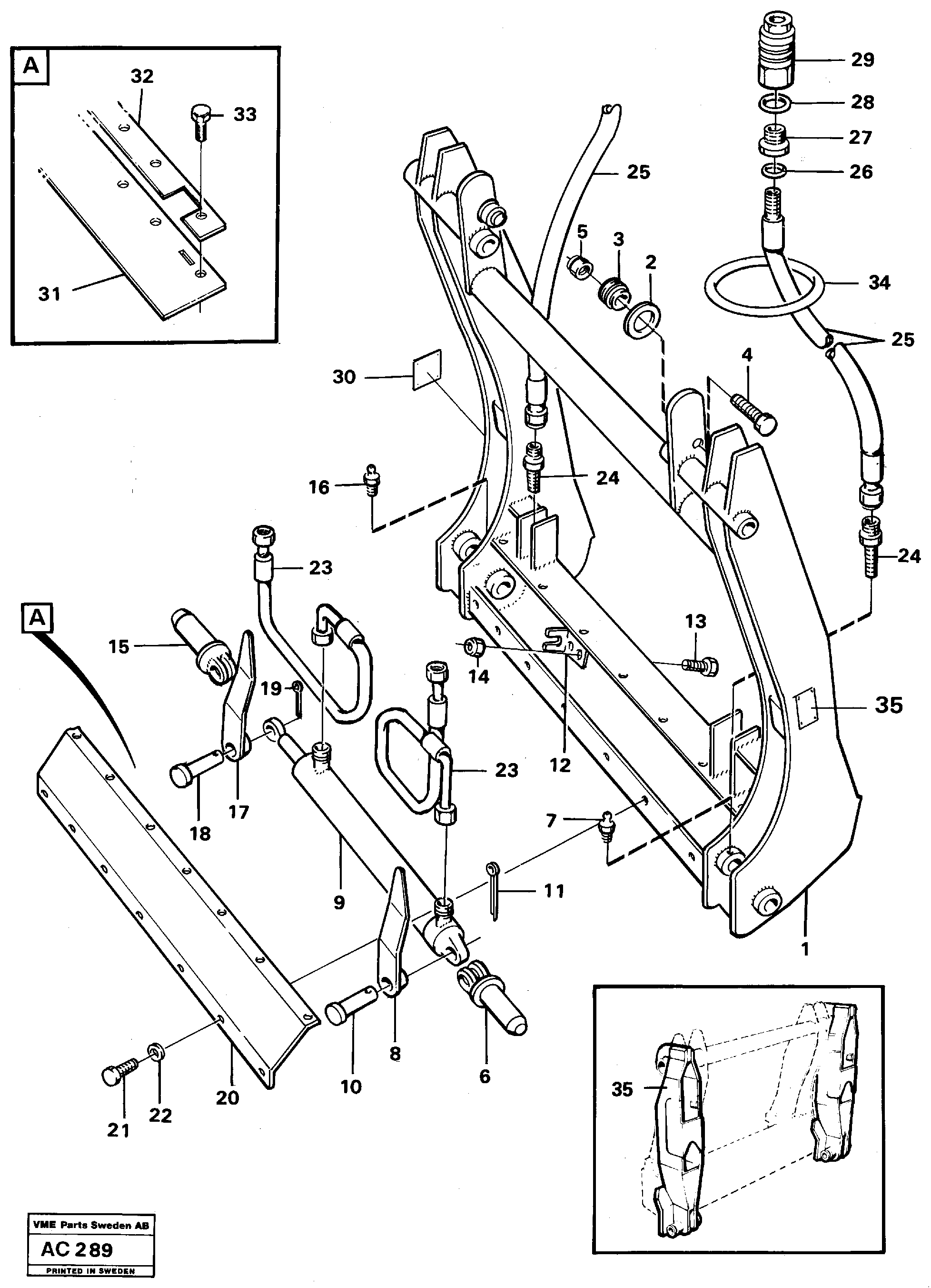 Attachment Bracket VOE11011526 VOLVO