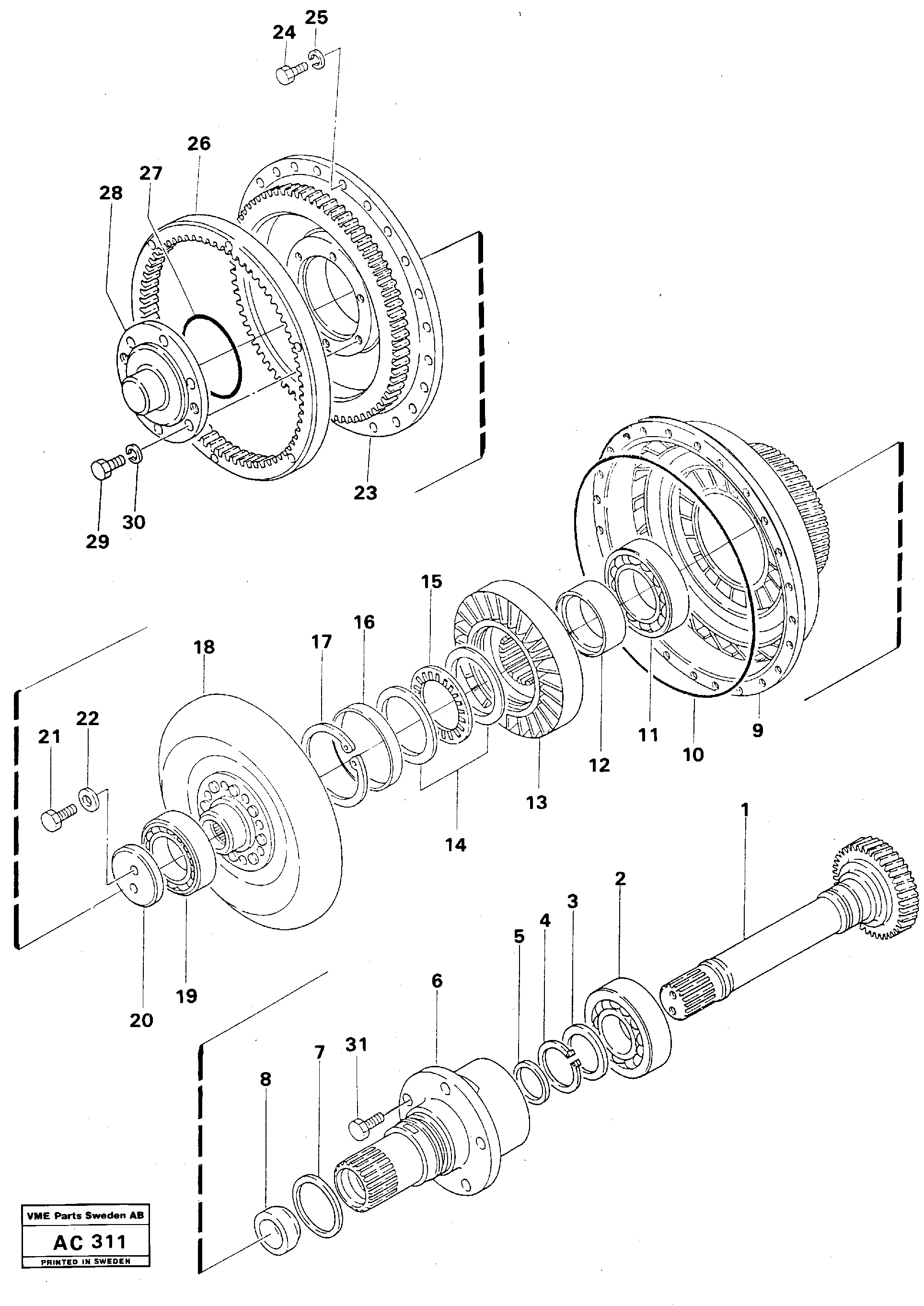 Base Cover VOE11704792 VOLVO