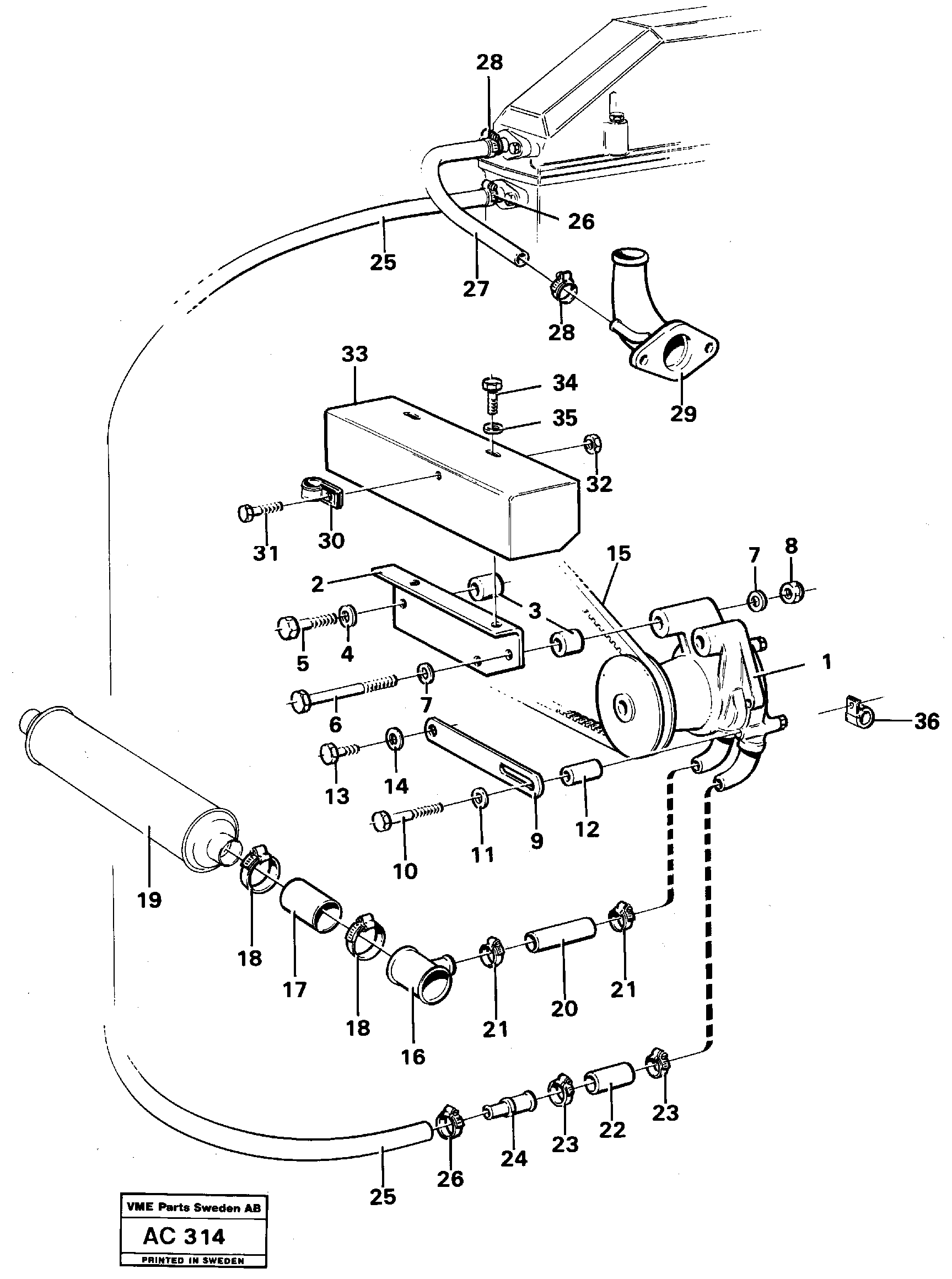 Thermostat Ac VOE11090563 VOLVO