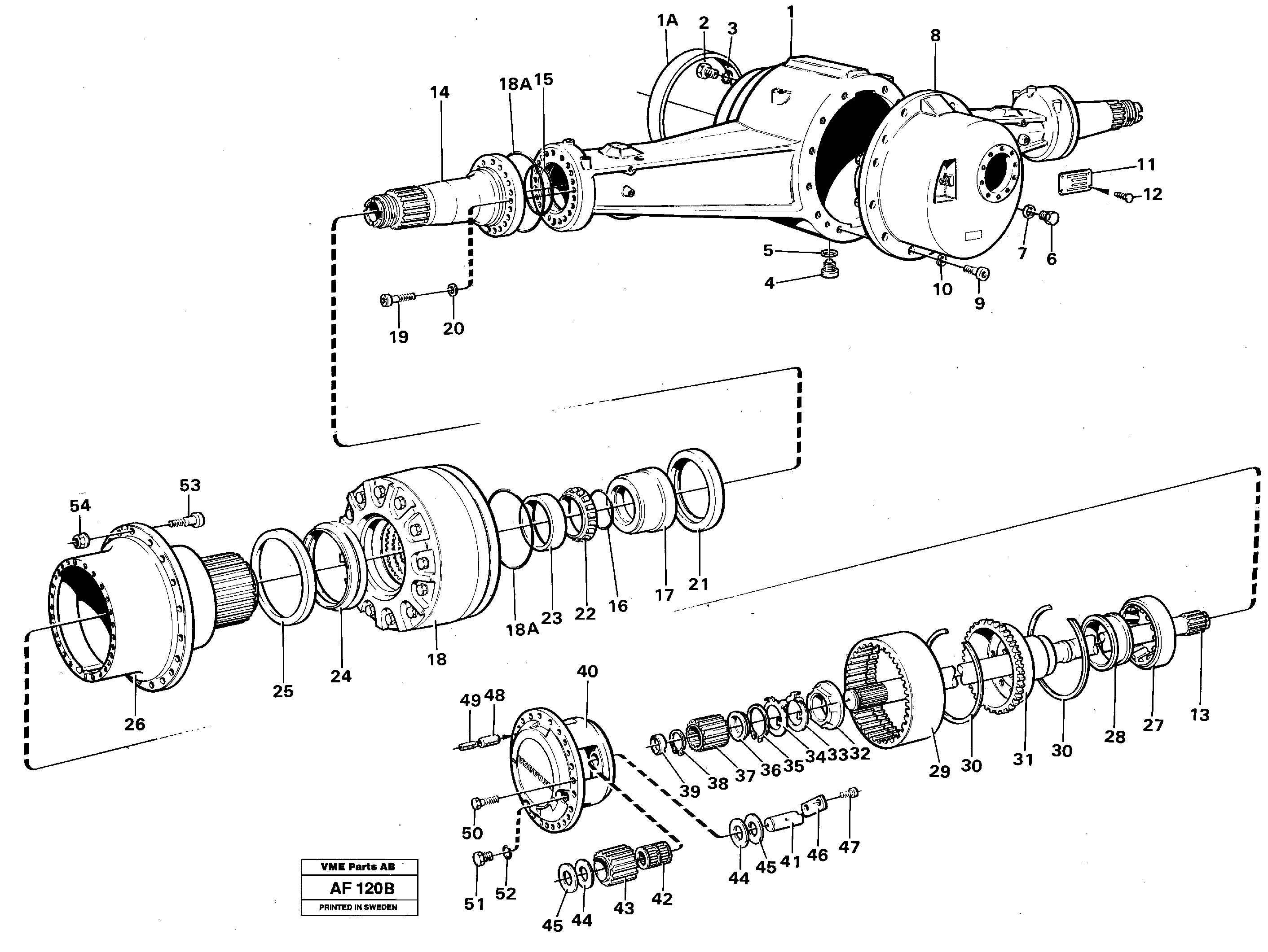 Планетарный мост CH/VOE23724 VOLVO