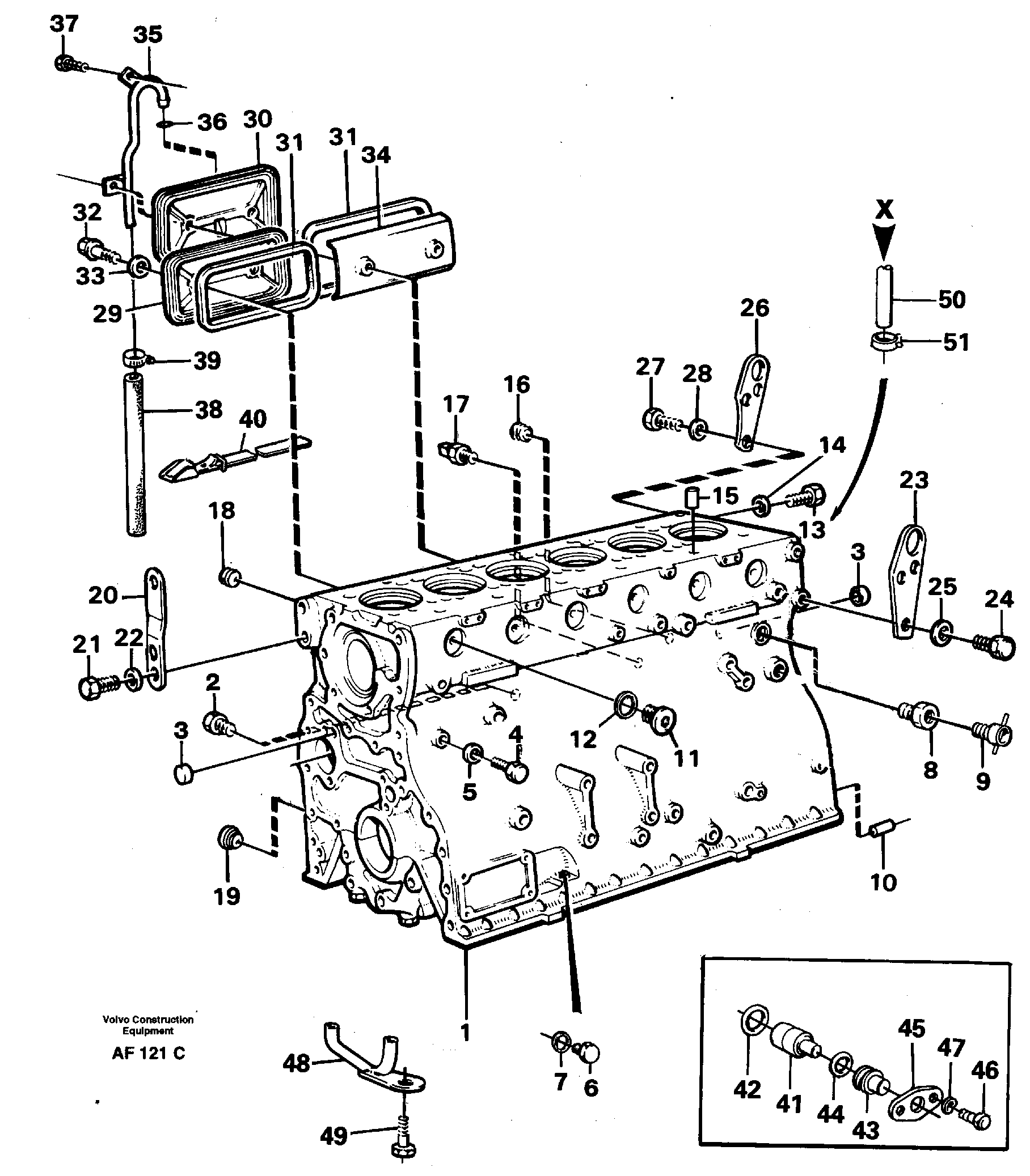 Rubber Seal VOE422836 VOLVO
