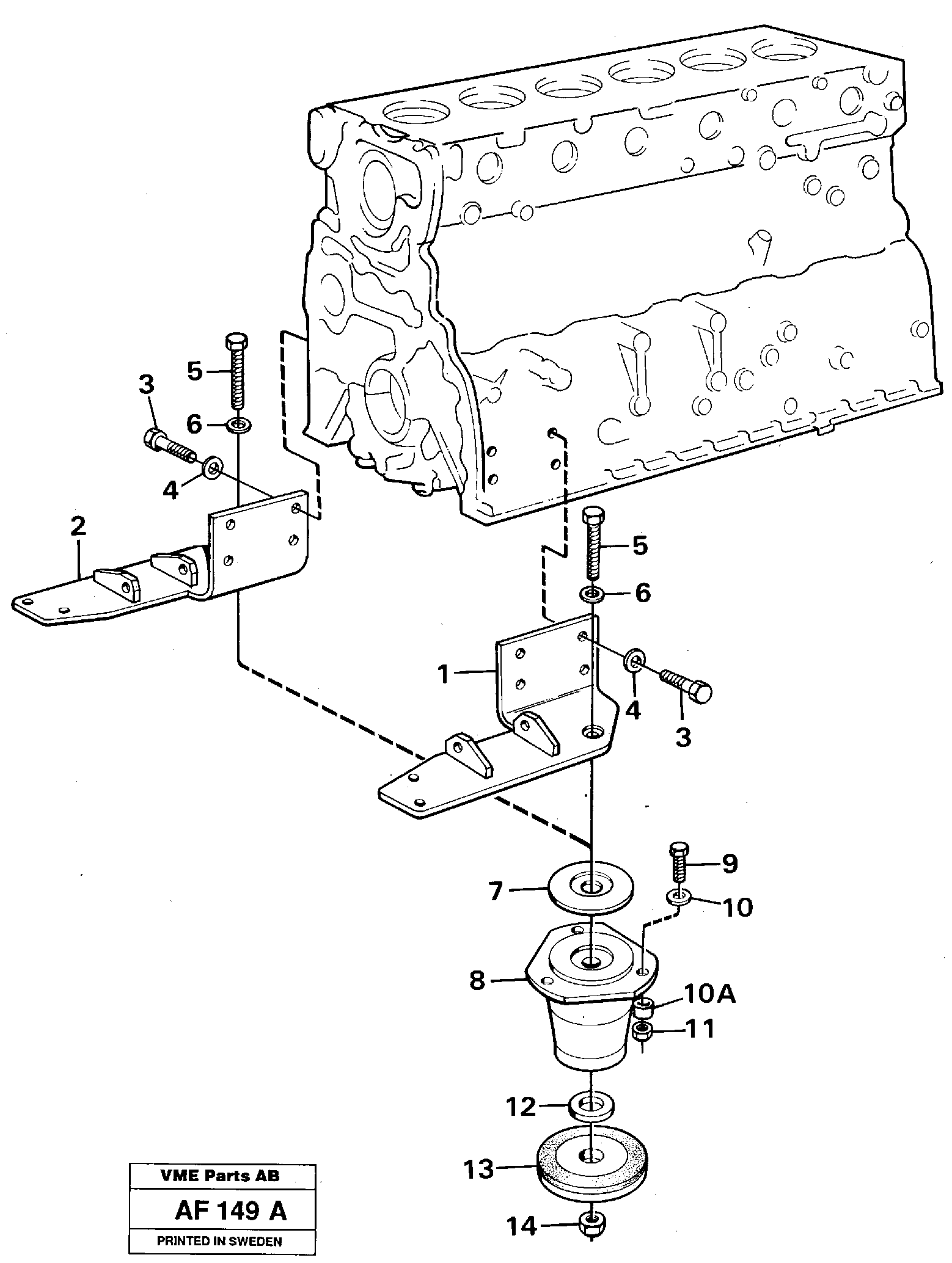 Heating Pipe VOE11024271 VOLVO