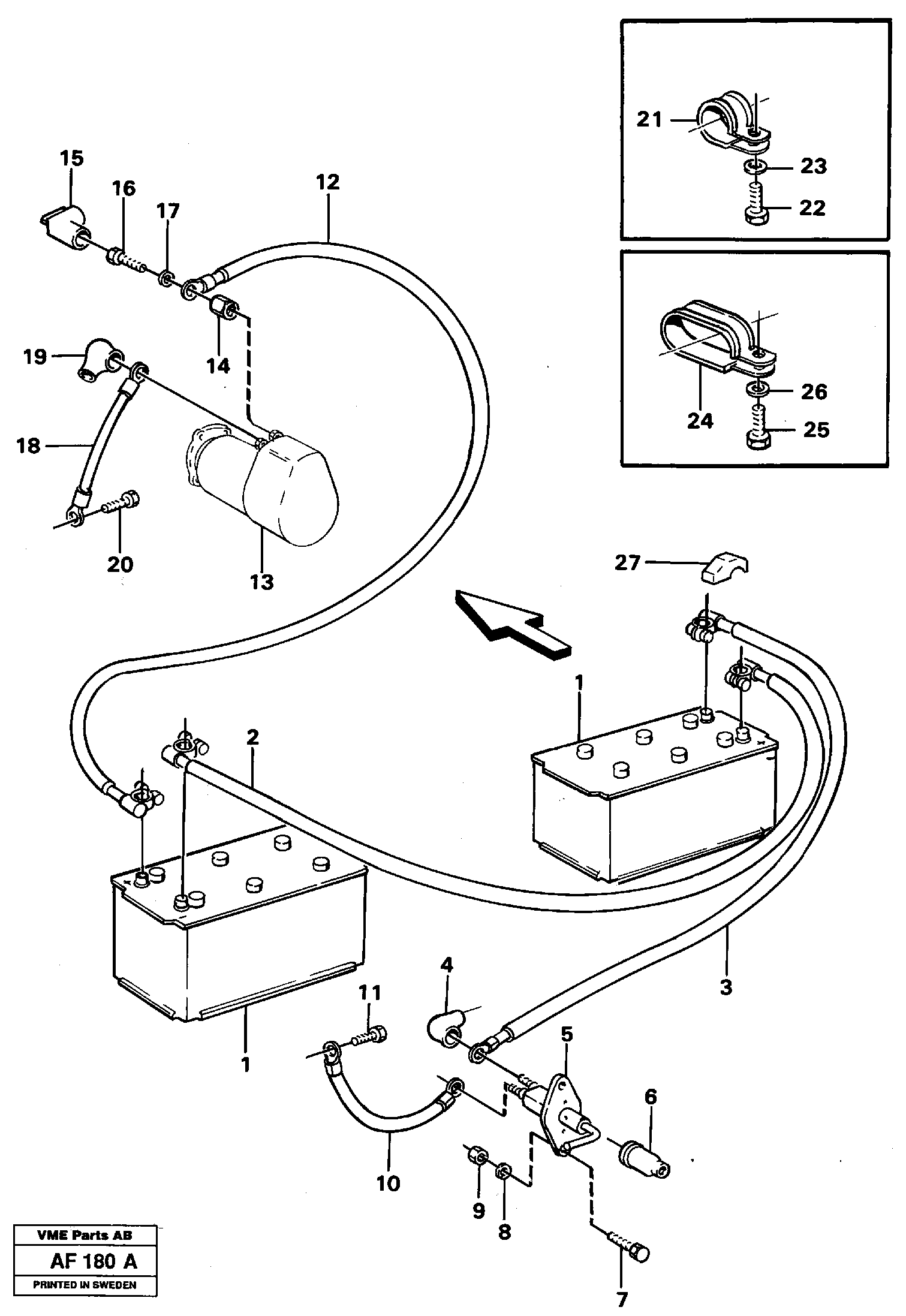 Brush Bearing VOE11024706 VOLVO
