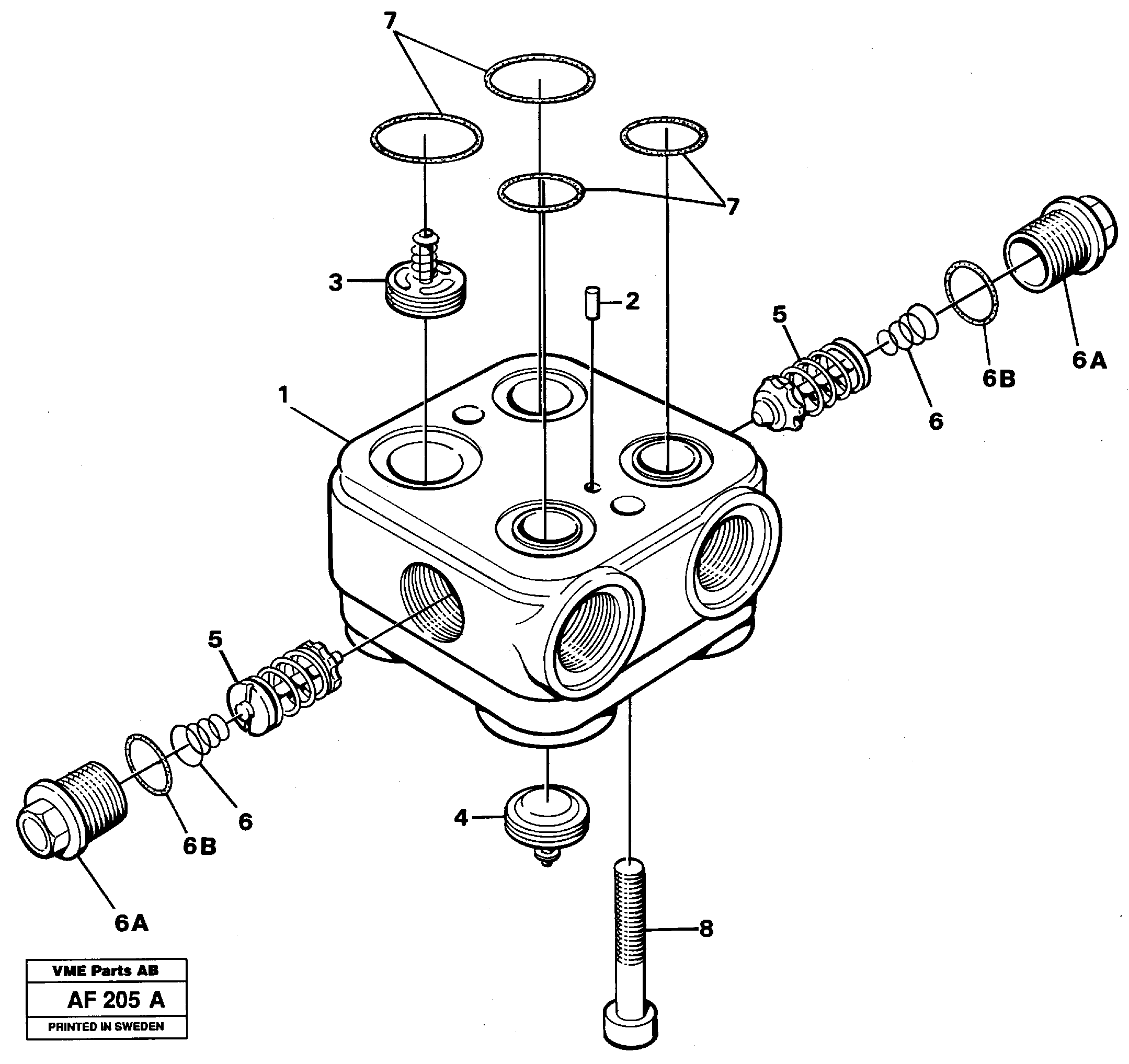 Shock Valve VOE11994427 VOLVO