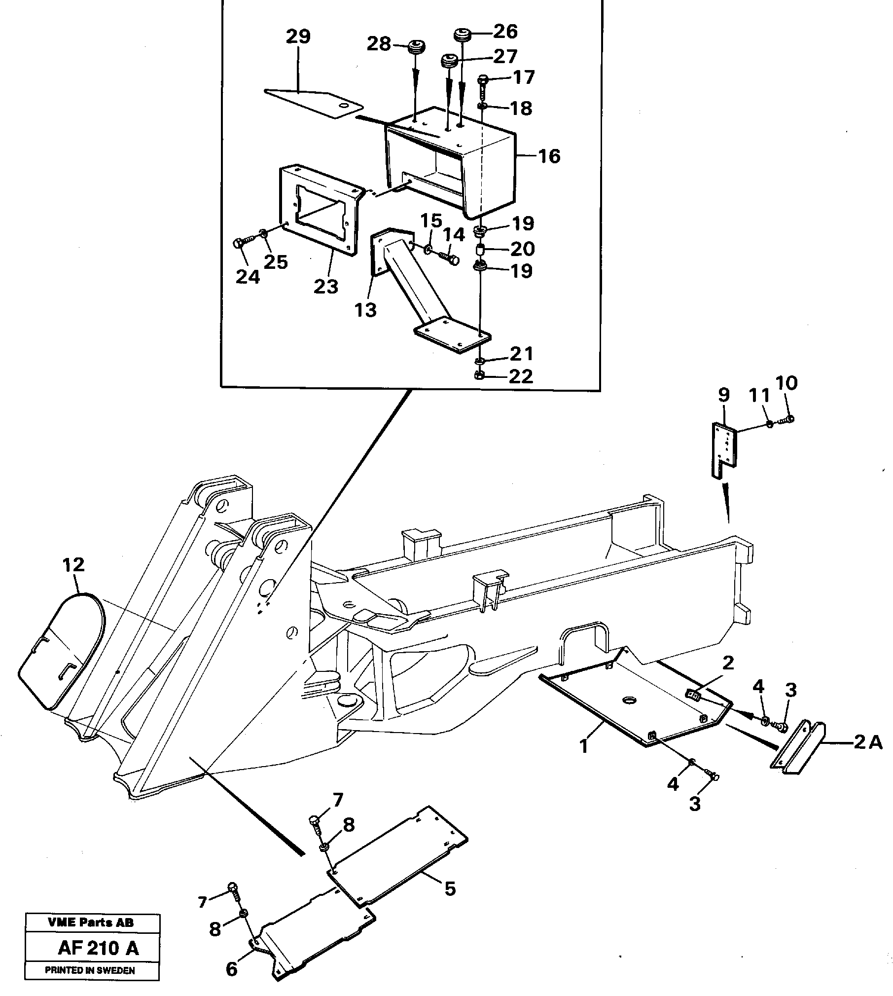 Испаритель VOE11025664 VOLVO